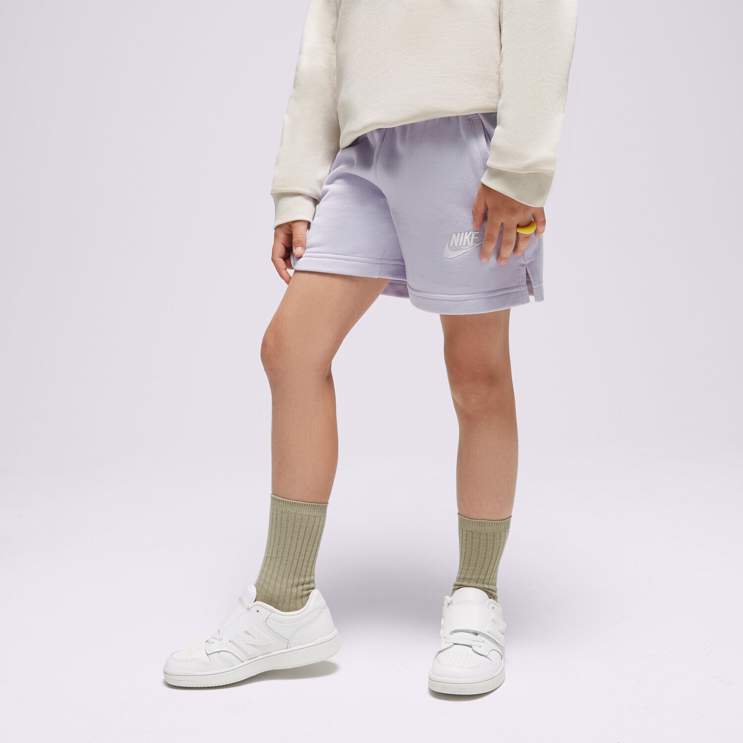 Pantaloni scurți și rochii pentru copii NIKE PANTALONI SCURȚI SPORTSWEAR CLUB DA1405-536 Albastru