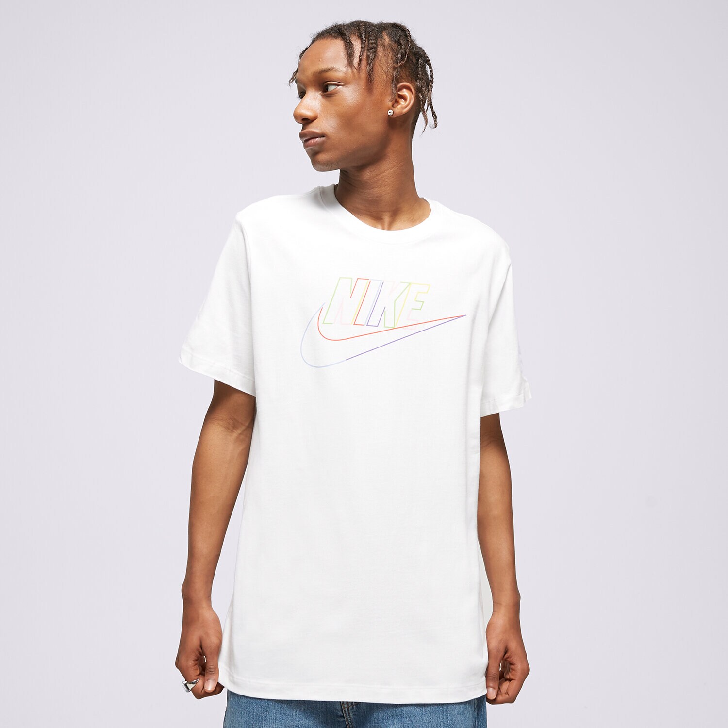 Bărbați tricou NIKE TRICOU M NSW TEE CLUB+ BRD PK HBR DZ2871-100 Alb