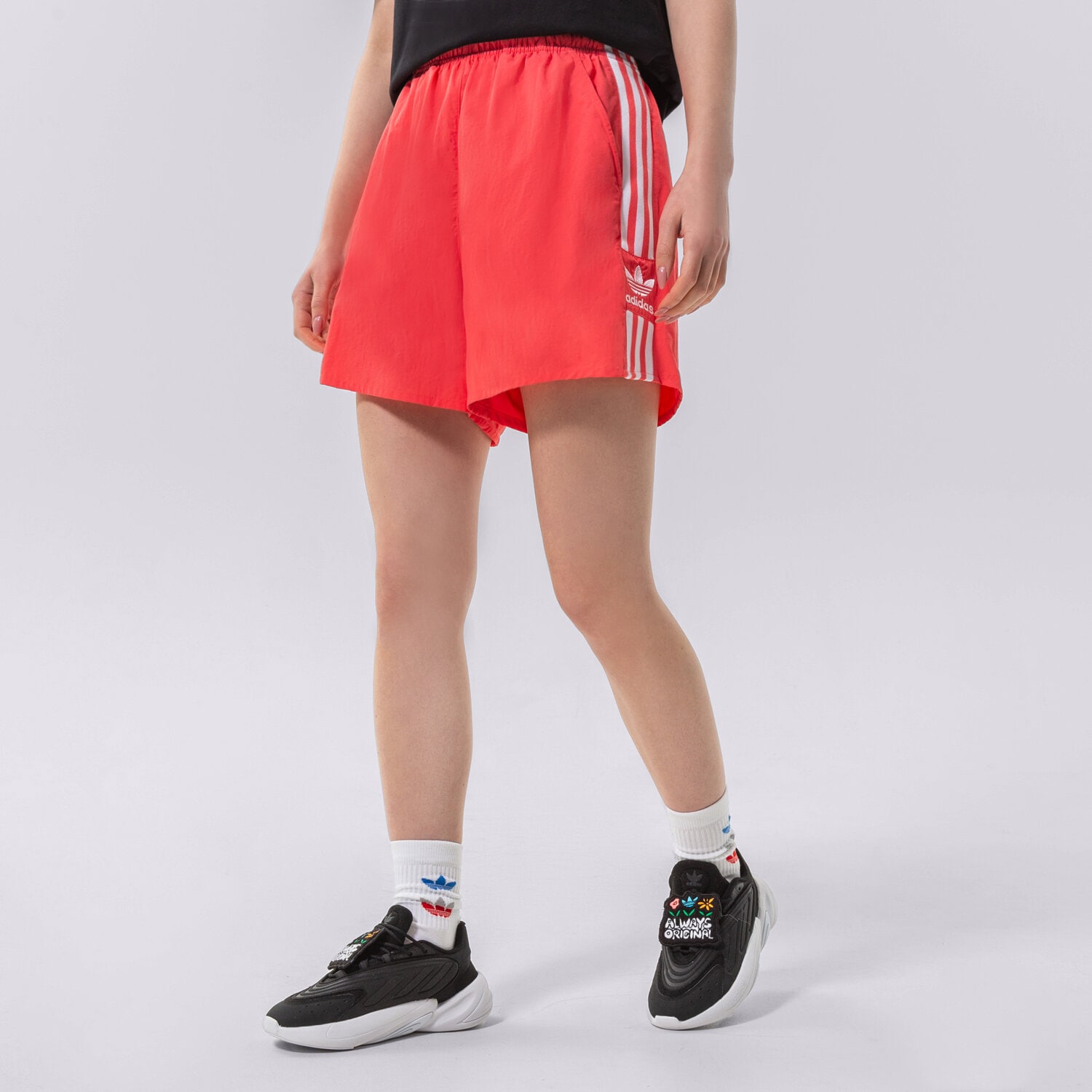 Femei pantaloni scurți ADIDAS PANTALONI SCURȚI SHORT HF7454 Portocaliu