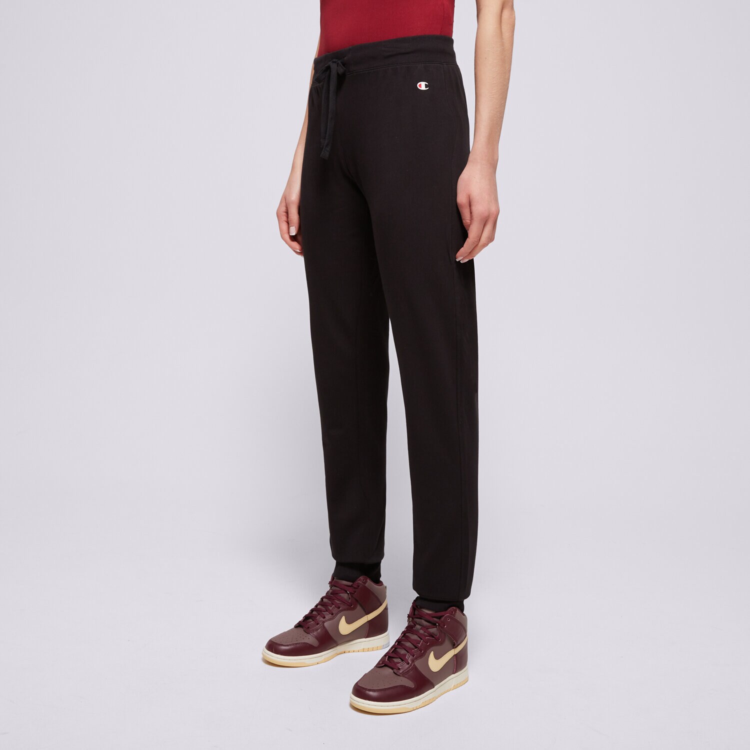Femei pantaloni CHAMPION PANTALONI  RIB CUFF PANTS 111414KK001 Negru