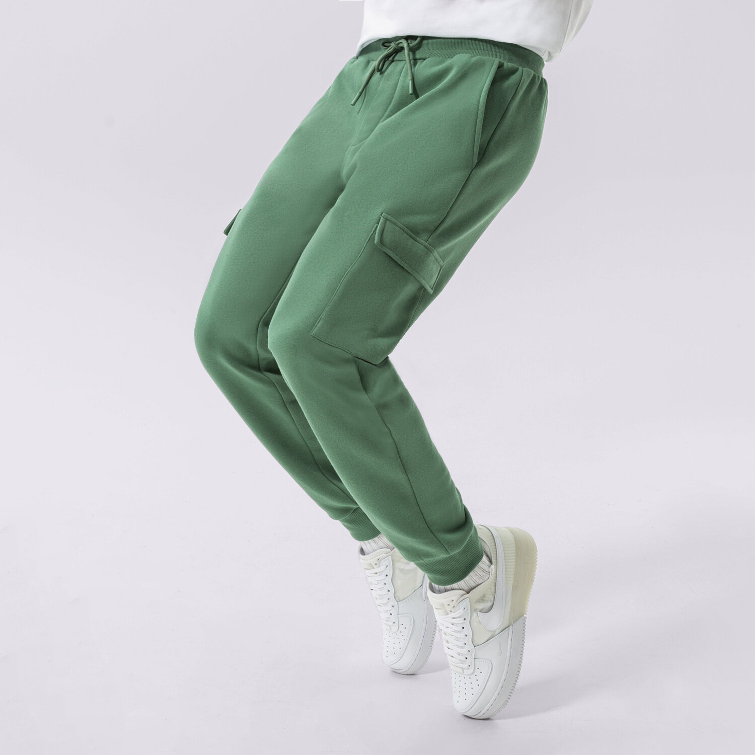 Bărbați pantaloni CONFRONT PANTALONI  CONFRONT CARGO PANTS CF322SPM07001 Verde