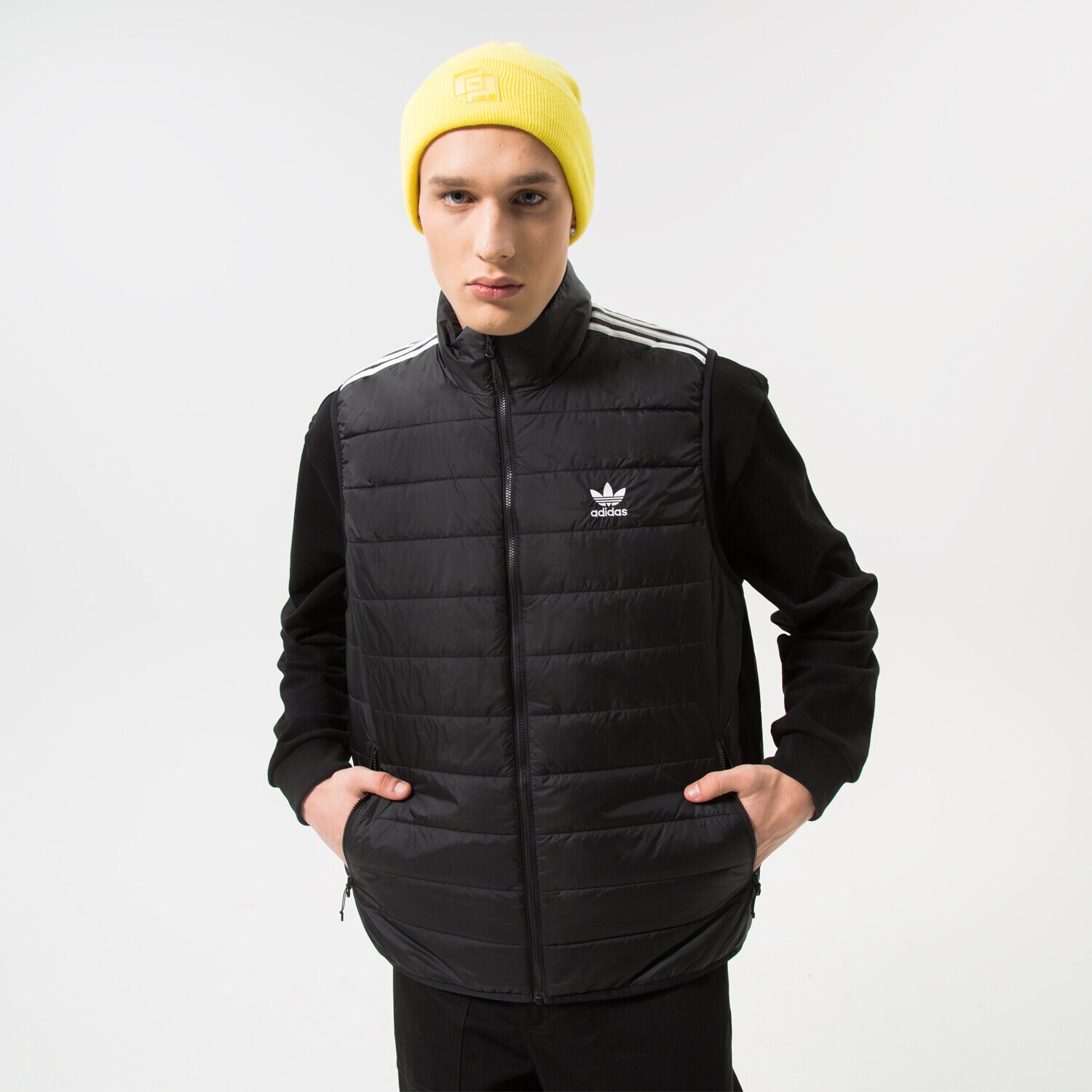 Bărbați veste ADIDAS VESTĂ PADDED VEST HL9217 Negru