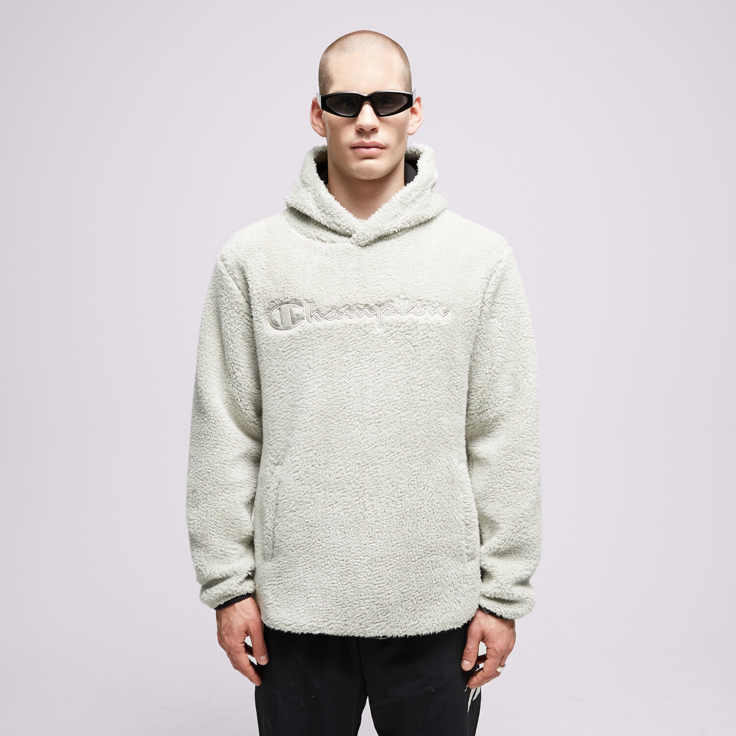 Bărbați bluză CHAMPION BLUZĂ CU GLUGĂ HOODED TOP 214973ES066 Kaki