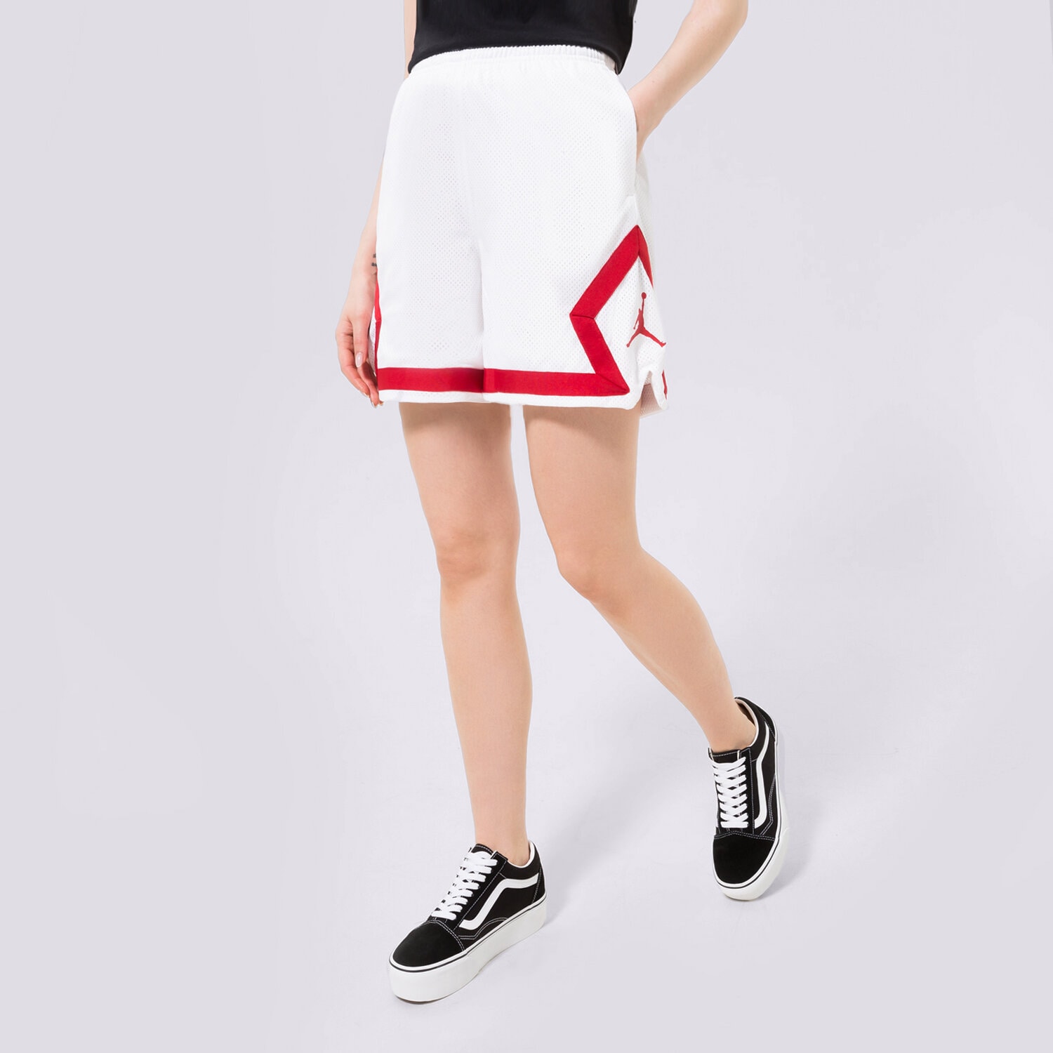 Femei pantaloni scurți JORDAN PANTALONI SCURȚI W J HERITAGE DIAMOND S COR DO5032-100 Alb