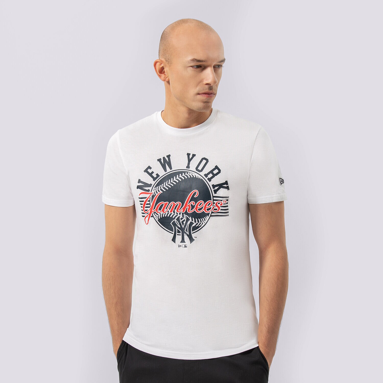 Bărbați tricou NEW ERA TRICOU TEE NYY WHT 13051085 Alb