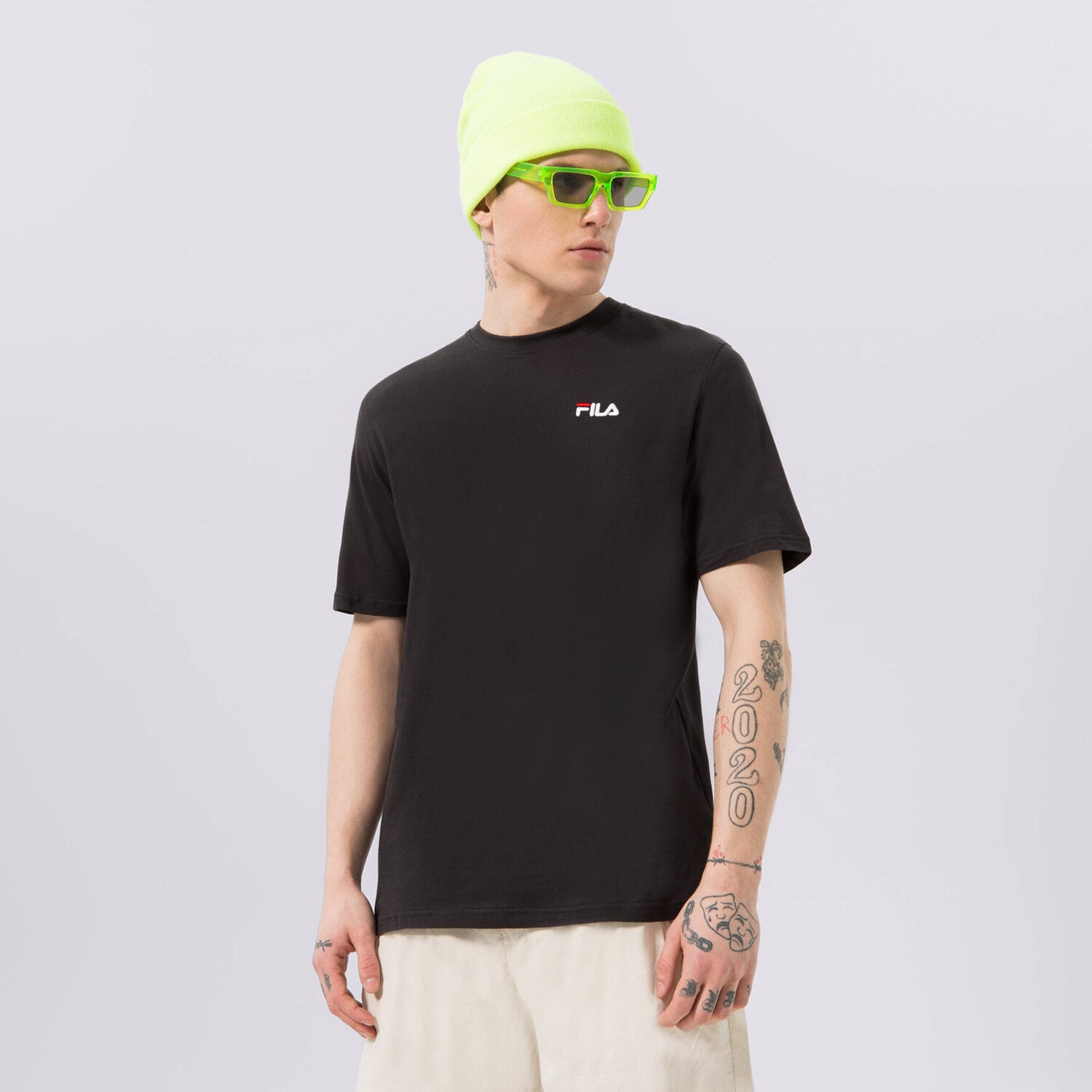 Bărbați tricou FILA TRICOU DRINGO SS23SPM229235 Negru