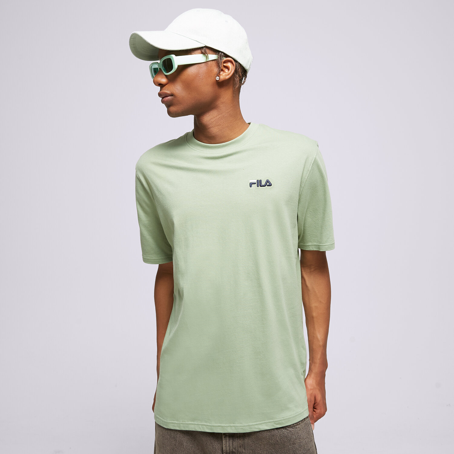 Bărbați tricou FILA TRICOU DRINGO SS23SPM229627 Verde