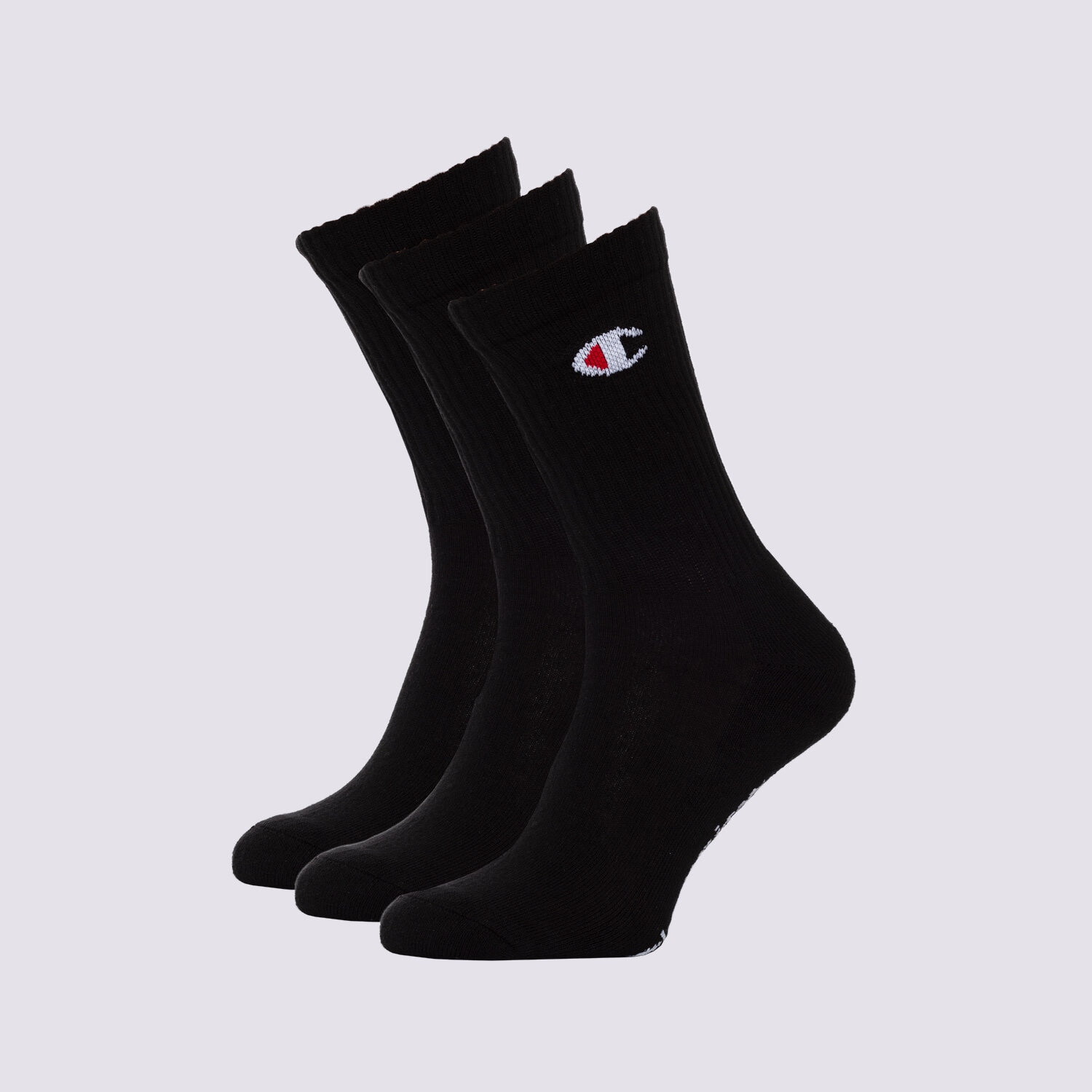 Femei șosete CHAMPION ȘOSETE 3PK CREW SOCKS U24558KK001 Negru