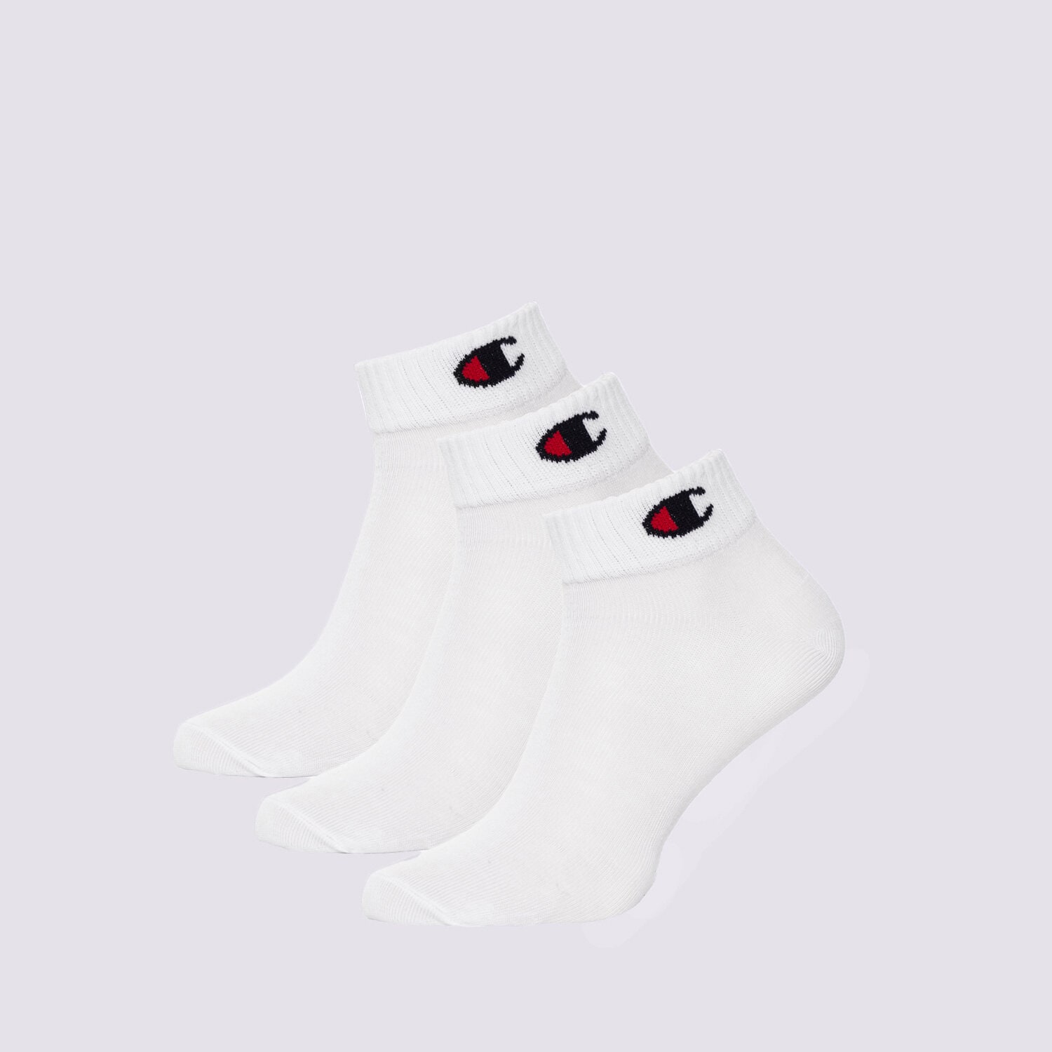 Femei șosete CHAMPION ȘOSETE 3PK QUARTER SOCKS U24559WW001 Alb