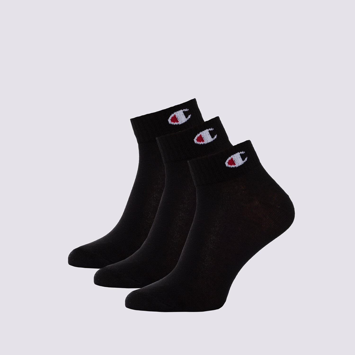 Femei șosete CHAMPION ȘOSETE 3PK QUARTER SOCKS U24559KK001 Negru
