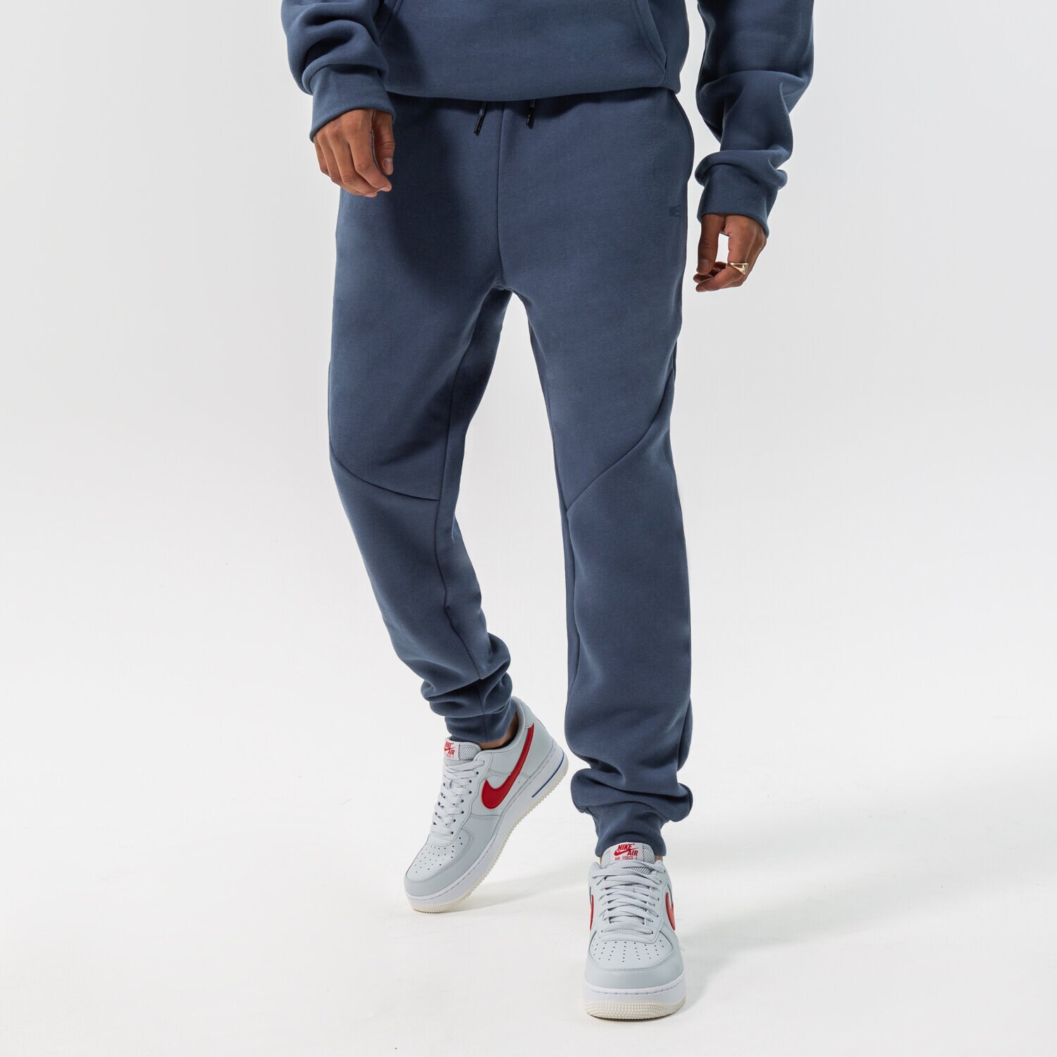 Bărbați pantaloni CONFRONT PANTALONI  CONFRONT BASIC PANTS CF322SPM90004 Albastru