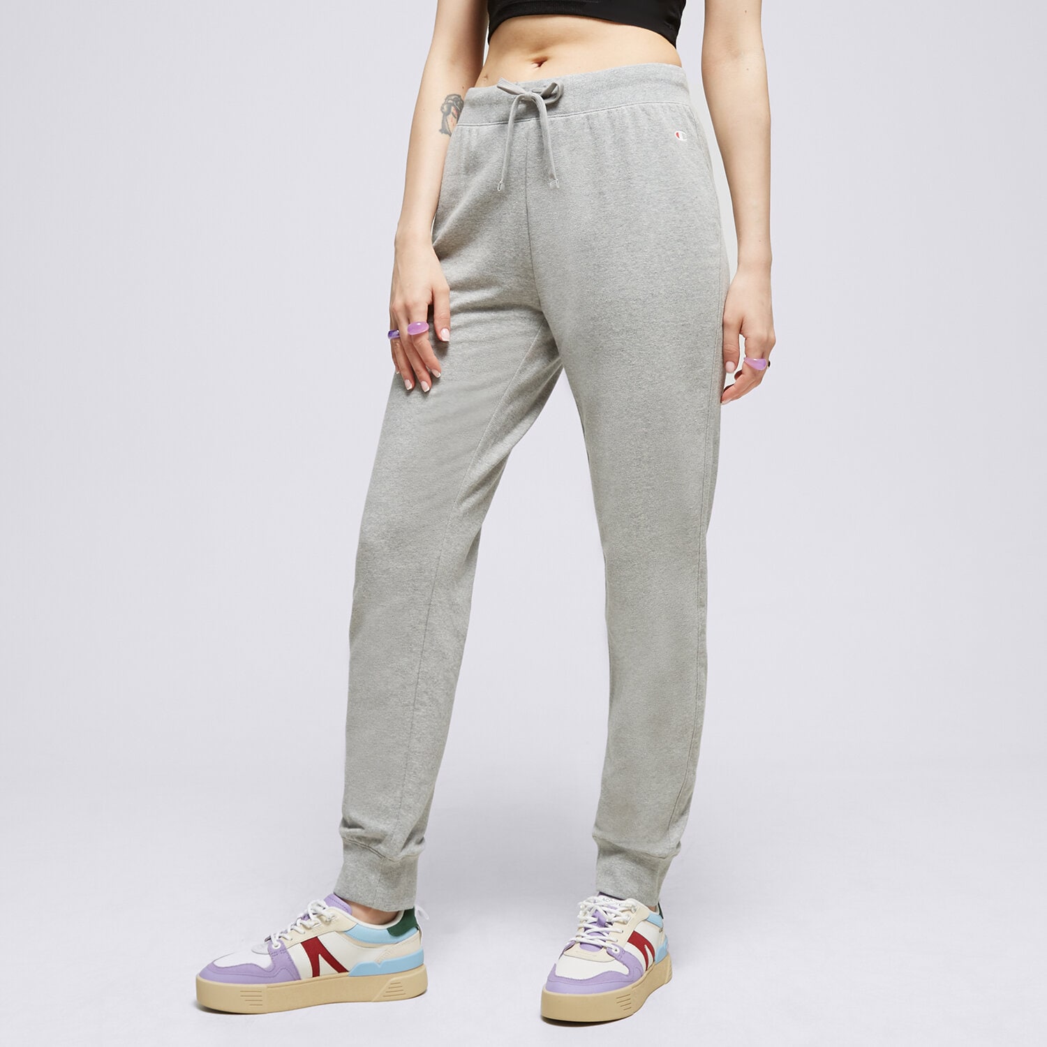 Femei pantaloni CHAMPION PANTALONI  RIB CUFF PANTS 115404EM006 Gri