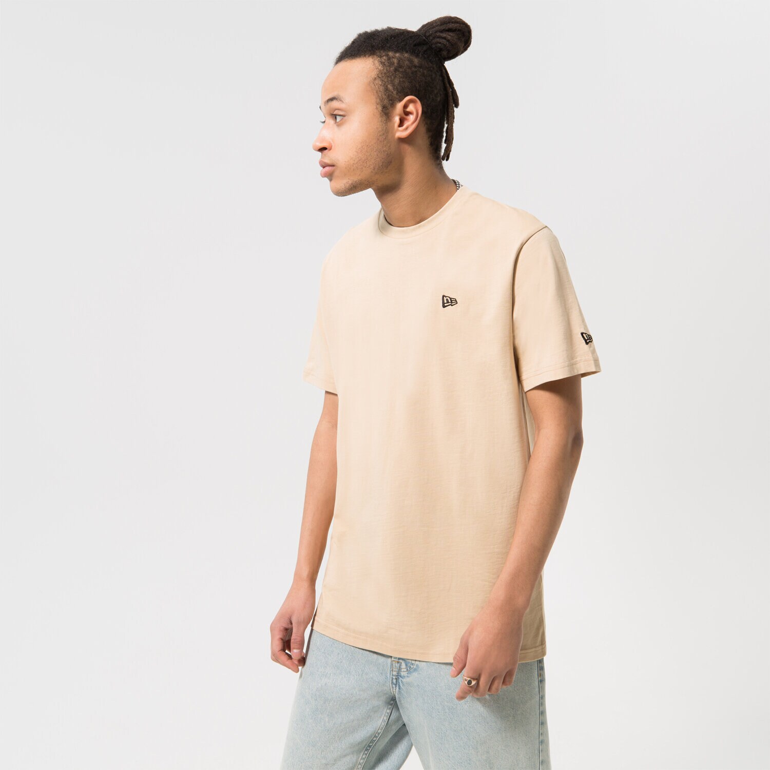 Bărbați tricou NEW ERA TRICOU NE ess OMLBLK NONE 60332301 Bej