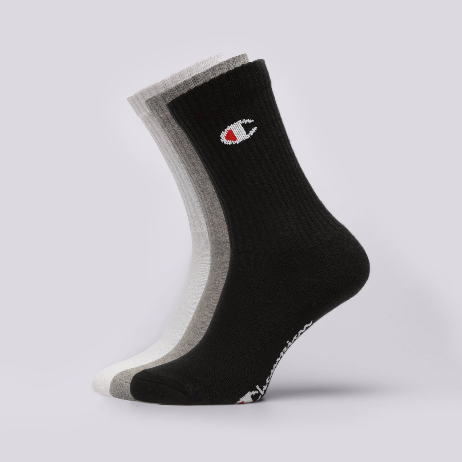 Bărbați șosete CHAMPION ȘOSETE 3PK CREW SOCKS U24558EM006 Mulicolor