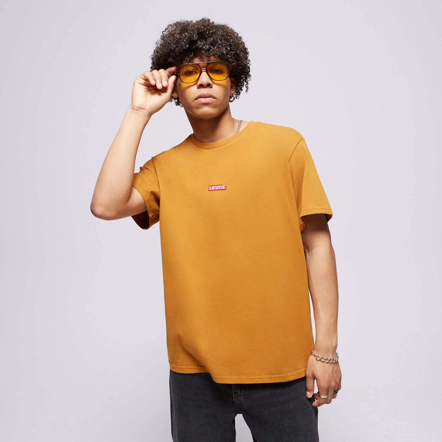 Bărbați tricou LEVI'S TRICOU SS RELAXED BABY TAB T 795540018 Maro