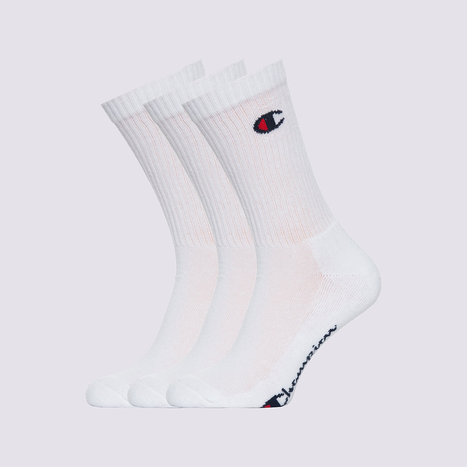 Femei șosete CHAMPION ȘOSETE 3PK CREW SOCKS U24558WW001 Alb