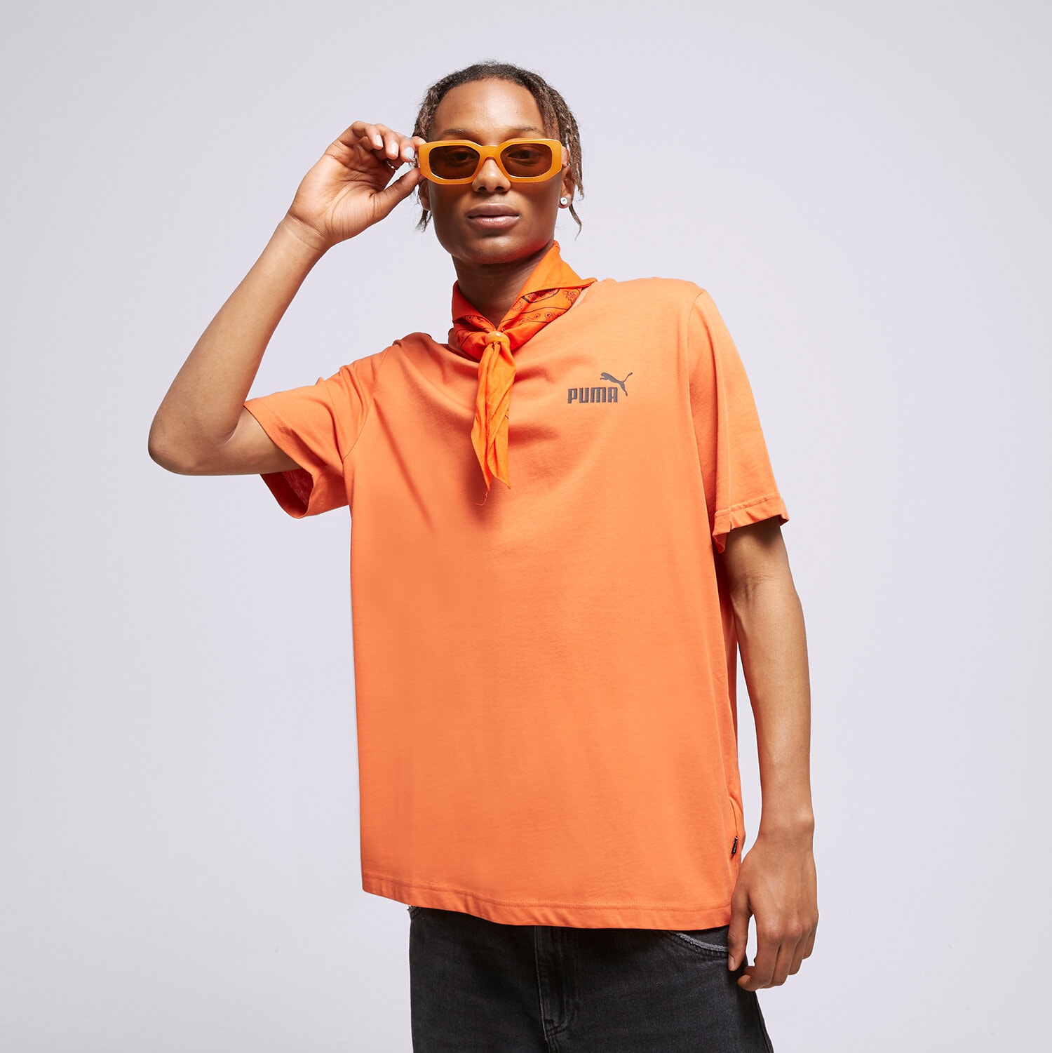 Bărbați tricou PUMA TRICOU ESS LOGO TEE (S) 58666994 Portocaliu