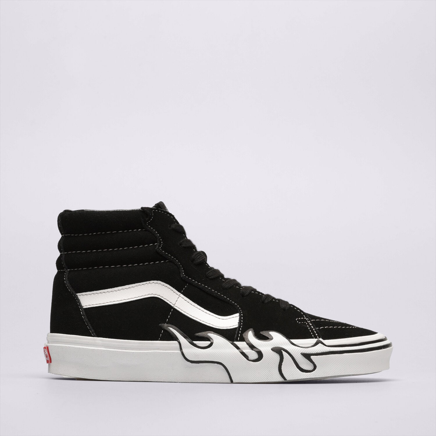Barbați pantofi sport VANS SK8-HI FLAME VN0005UJBZW1 Negru
