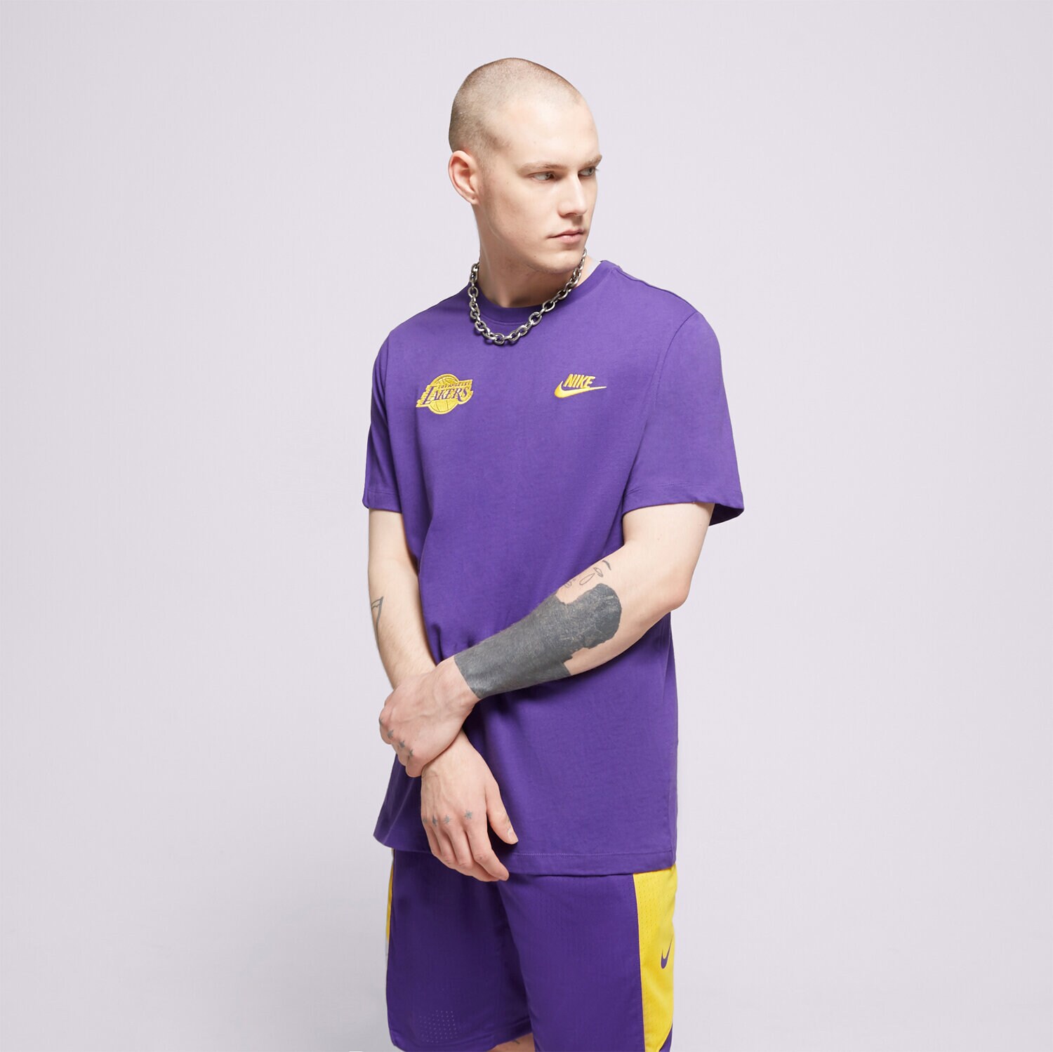 Bărbați tricou NIKE TRICOU LAL M NK ES NBA SS CLUB TEE NBA FB9825-504 Albastru