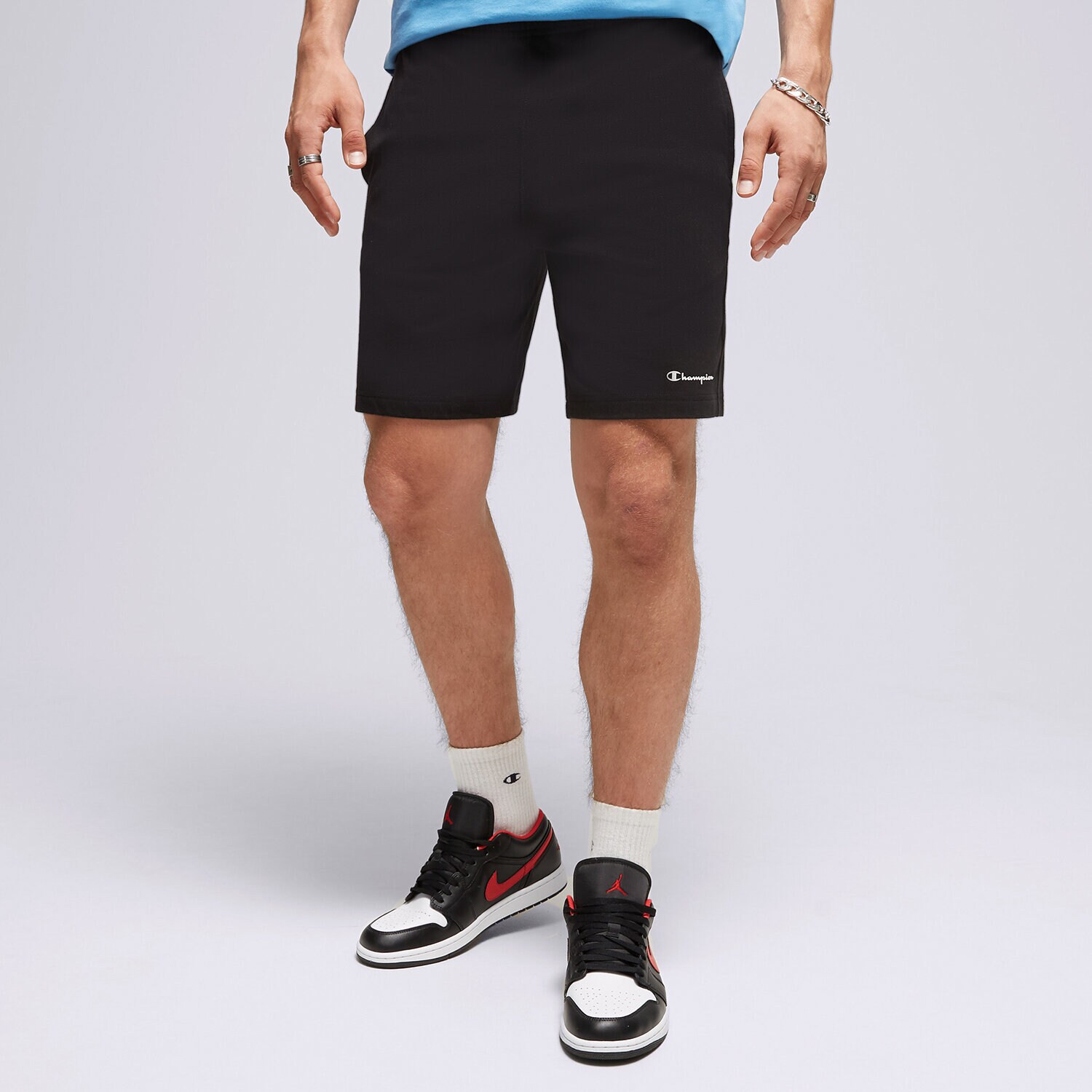 Femei pantaloni scurți CHAMPION PANTALONI SCURȚI BERMUDA 217436KK001 Negru
