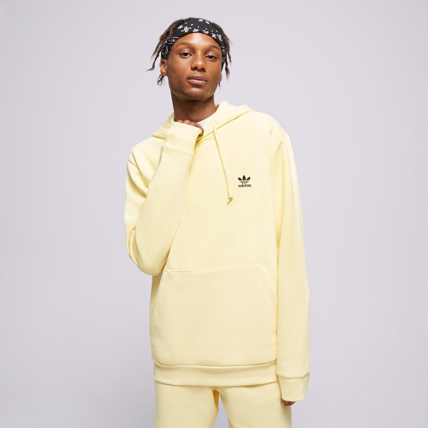Bărbați bluză ADIDAS BLUZĂ CU GLUGĂ ESSENTIAL HOODY IA4888 Galben