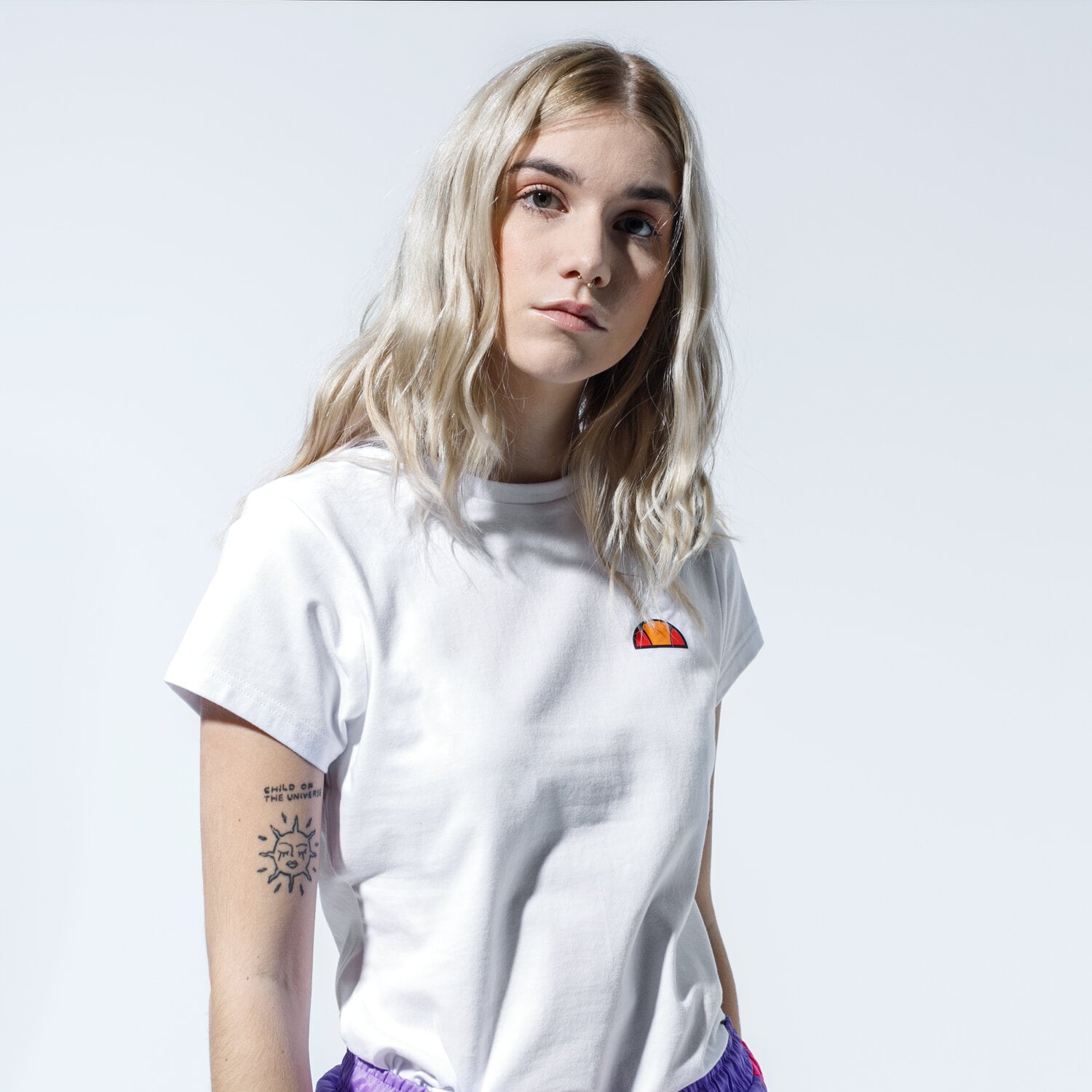 Femei tricou ELLESSE TRICOU ANA SGE09982WHITE Alb