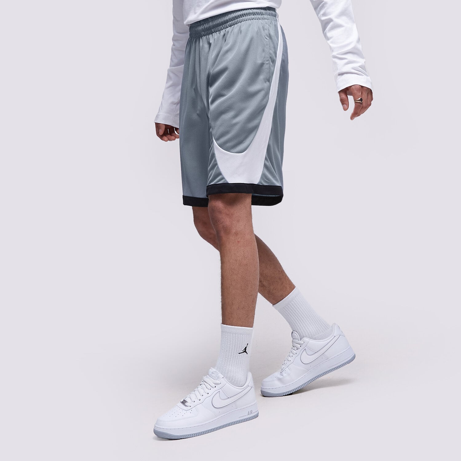 Femei pantaloni scurți NIKE PANTALONI SCURȚI DRI FIT DH6763-065 Gri