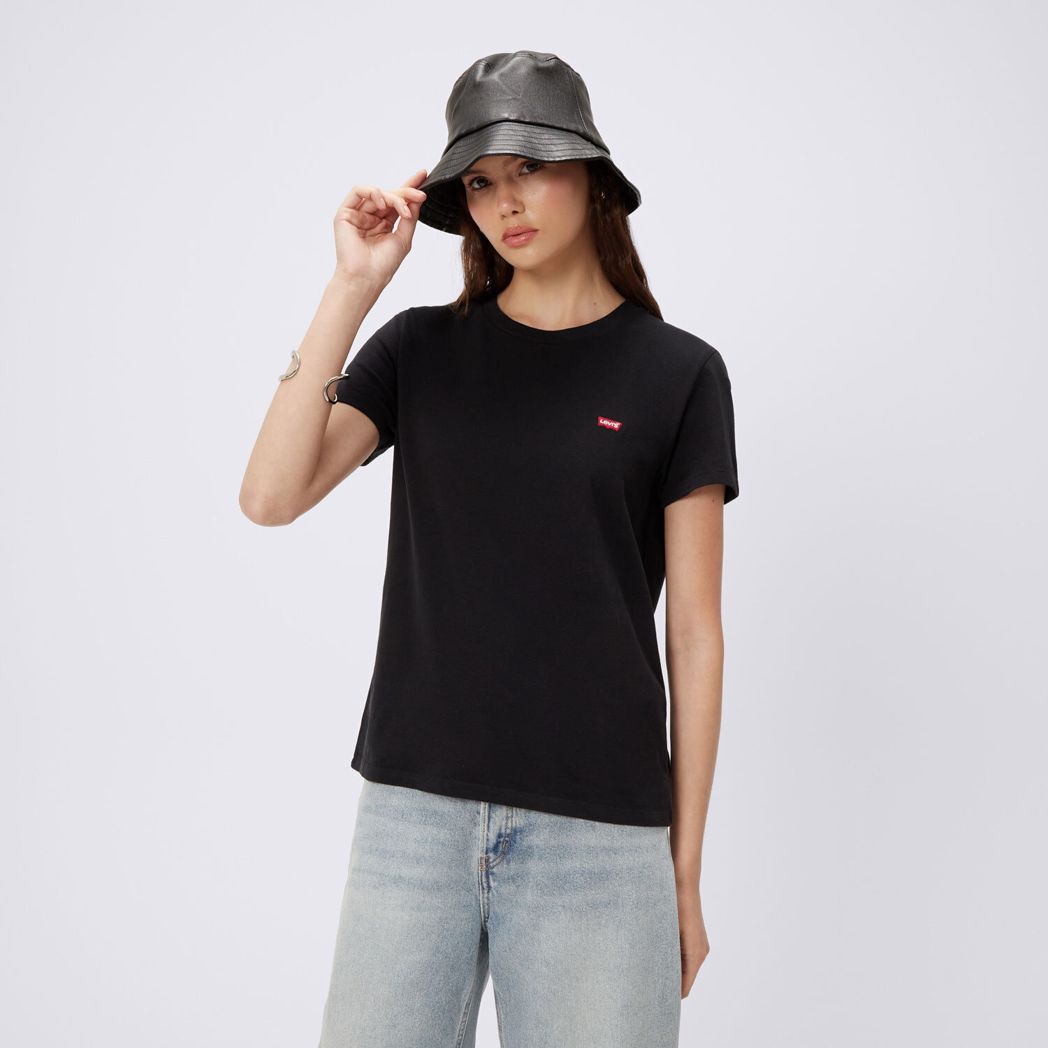 Femei tricou LEVI'S TRICOU PERFECT TEE 39185-0008 Negru
