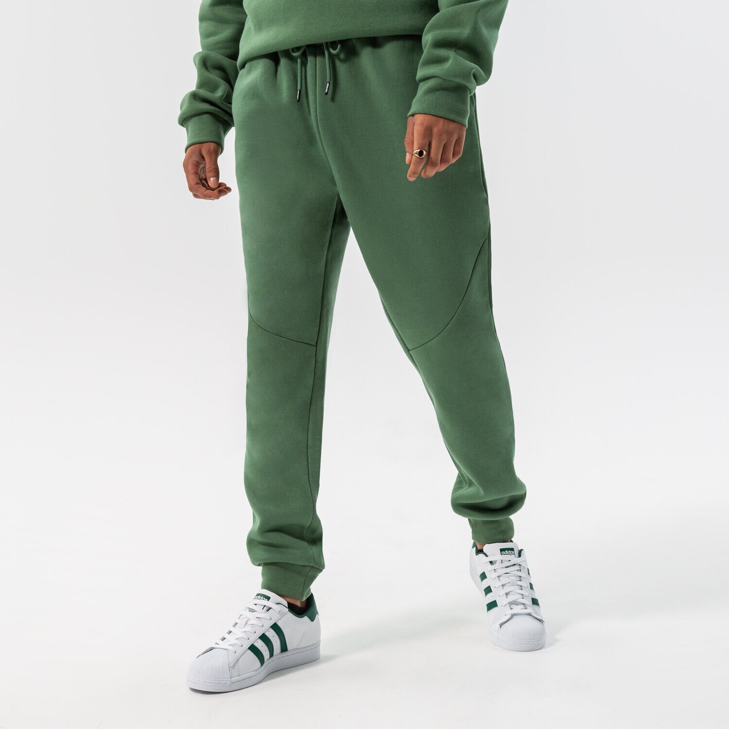 Bărbați pantaloni CONFRONT PANTALONI  CONFRONT BASIC PANTS CF322SPM90003 Verde