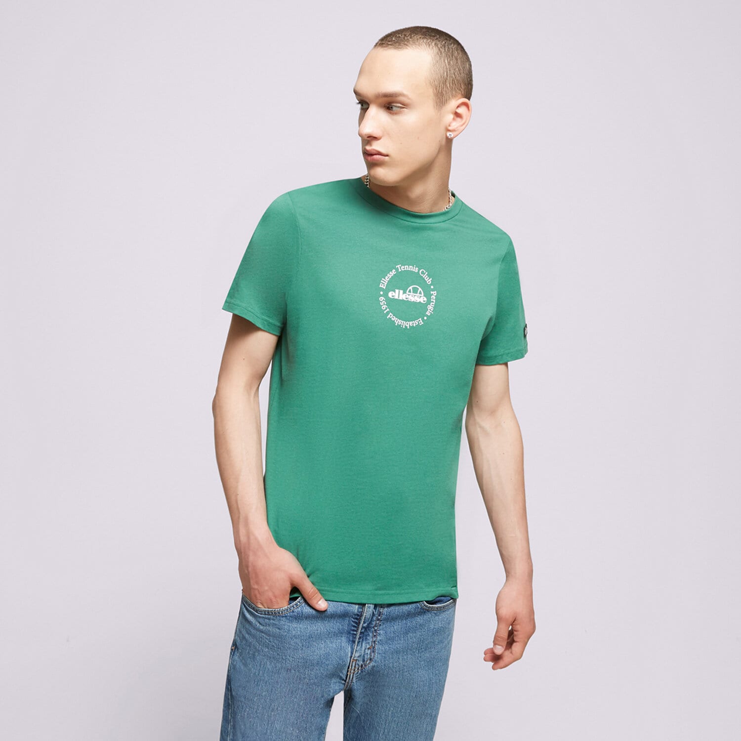 Femei tricou ELLESSE TRICOU MELODI TEE GREEN SGR17618503 Verde