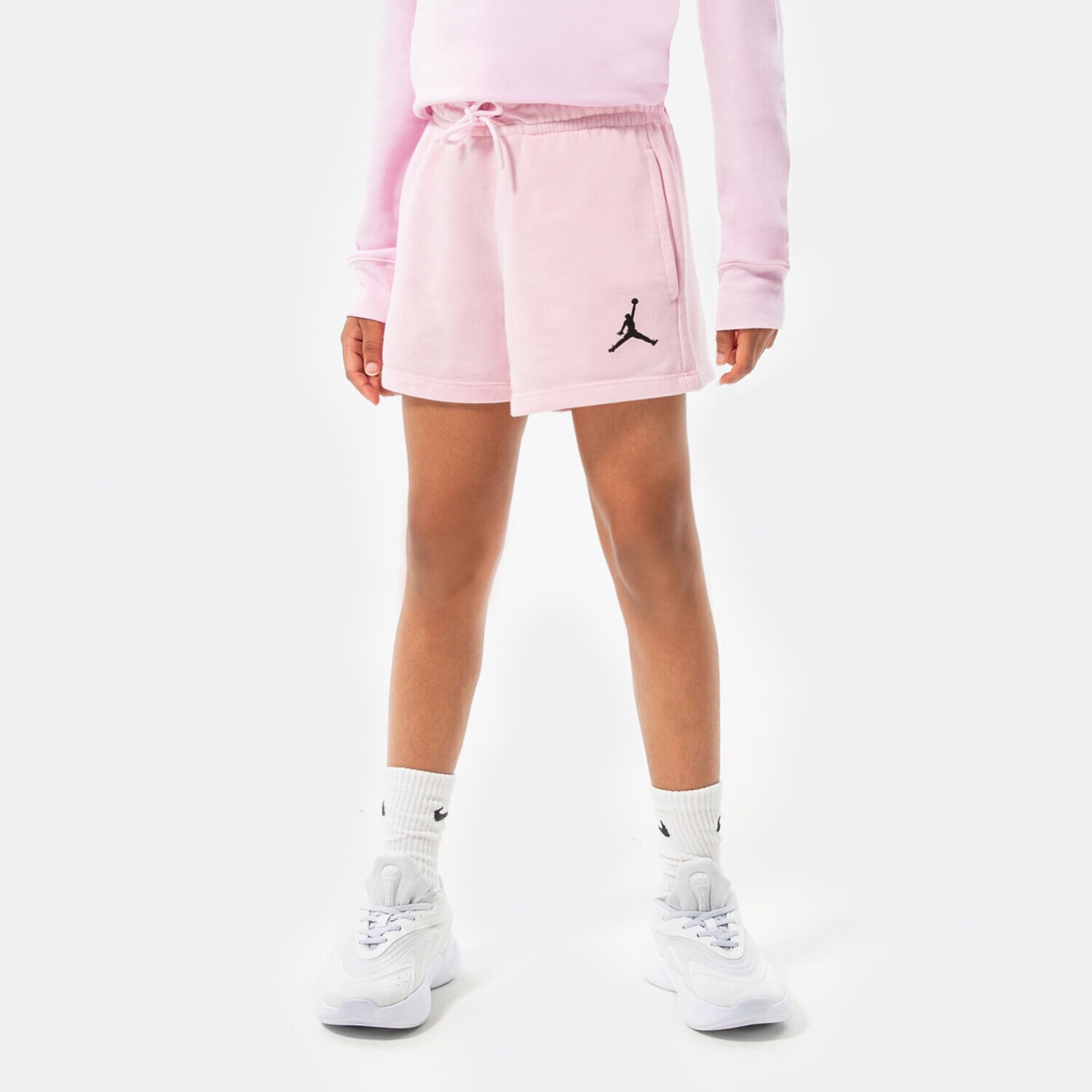 Pantaloni scurți și rochii pentru copii JORDAN PANTALONI SCURȚI ESSENTIALS SHORTS GIRL 45A771-A9Y Roz