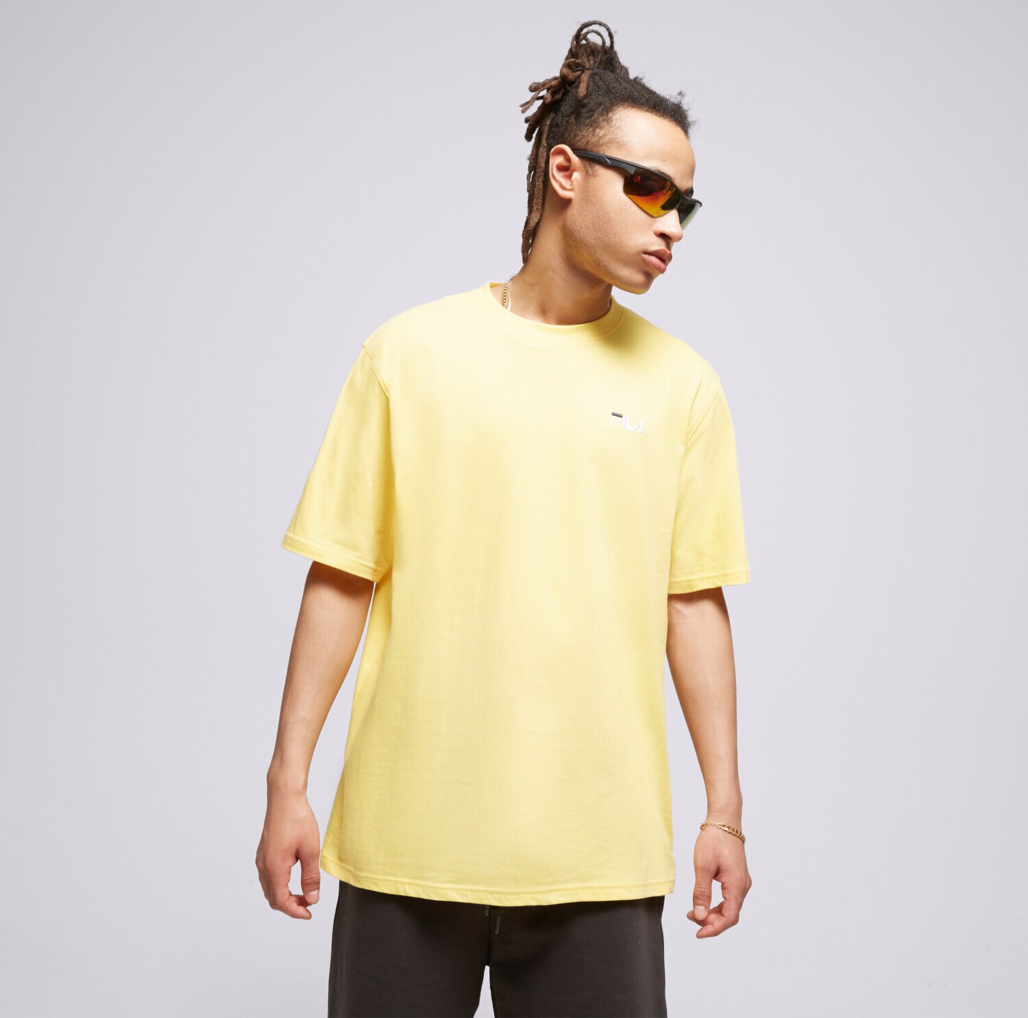 Bărbați tricou FILA TRICOU DRINGO SS23SPM229507 Galben