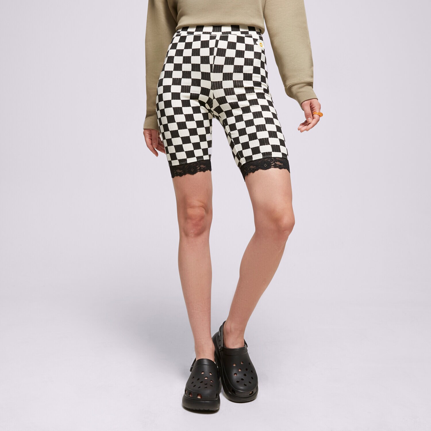 Femei pantaloni scurți VANS PANTALONI SCURȚI OVERSIZED FLORAL LEGGING VN00074SBLK Mulicolor