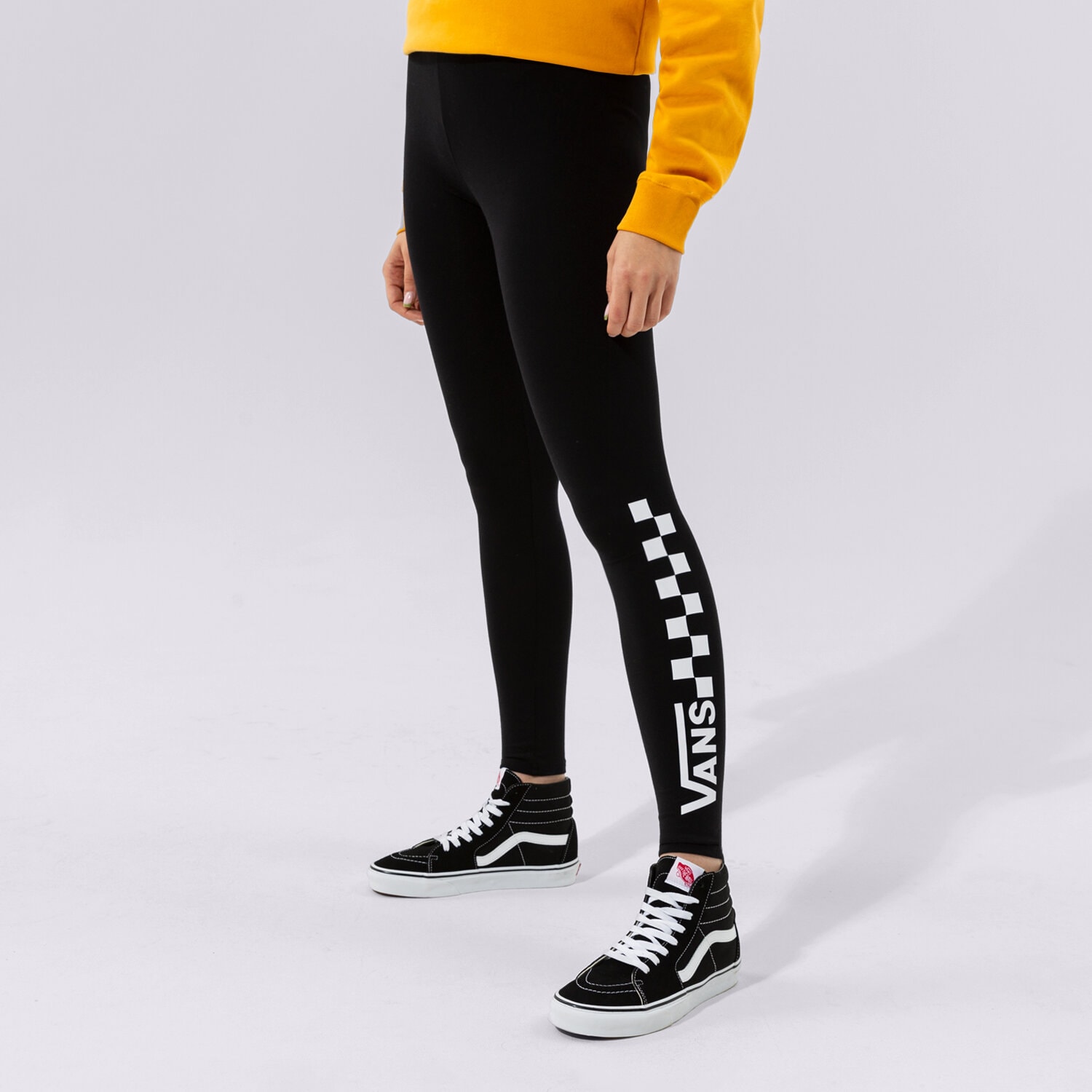 Femei pantaloni VANS COLANȚI CHECKERBOARD VN0A4S9WBLK1 Negru