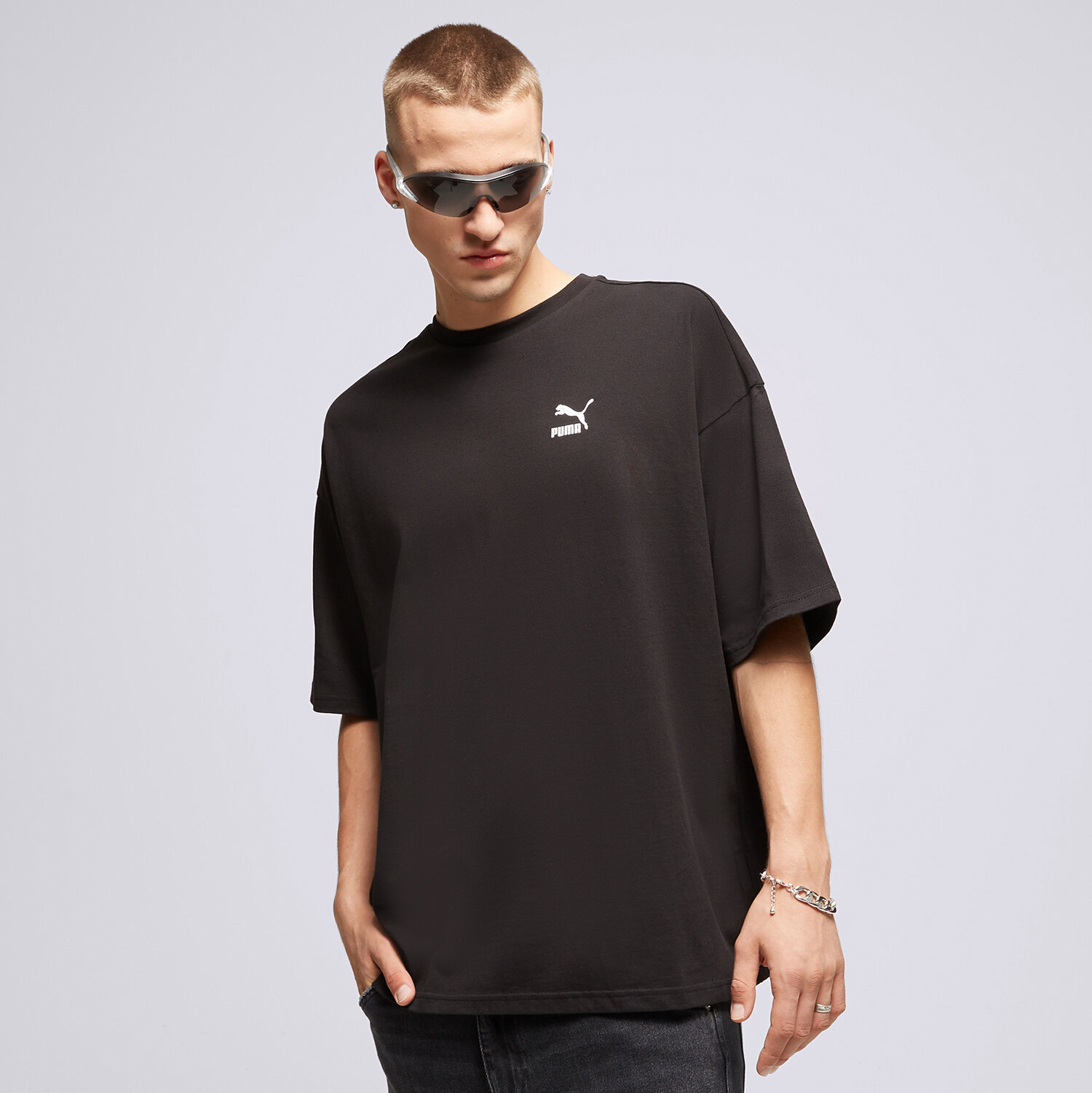Bărbați tricou PUMA TRICOU BETTER CLASSICS OVERSIZED 62131501 Negru