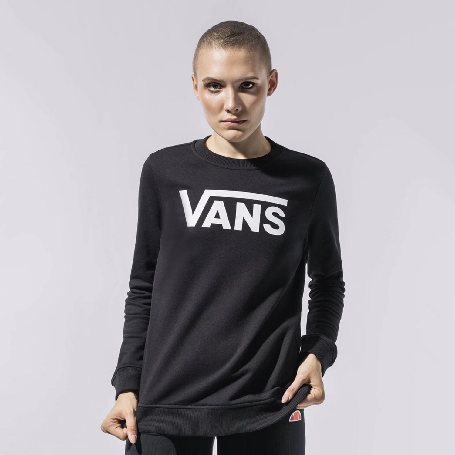 Femei bluză VANS BLUZĂ CLASSIC V CREW VN0A4S97BLK1 Negru