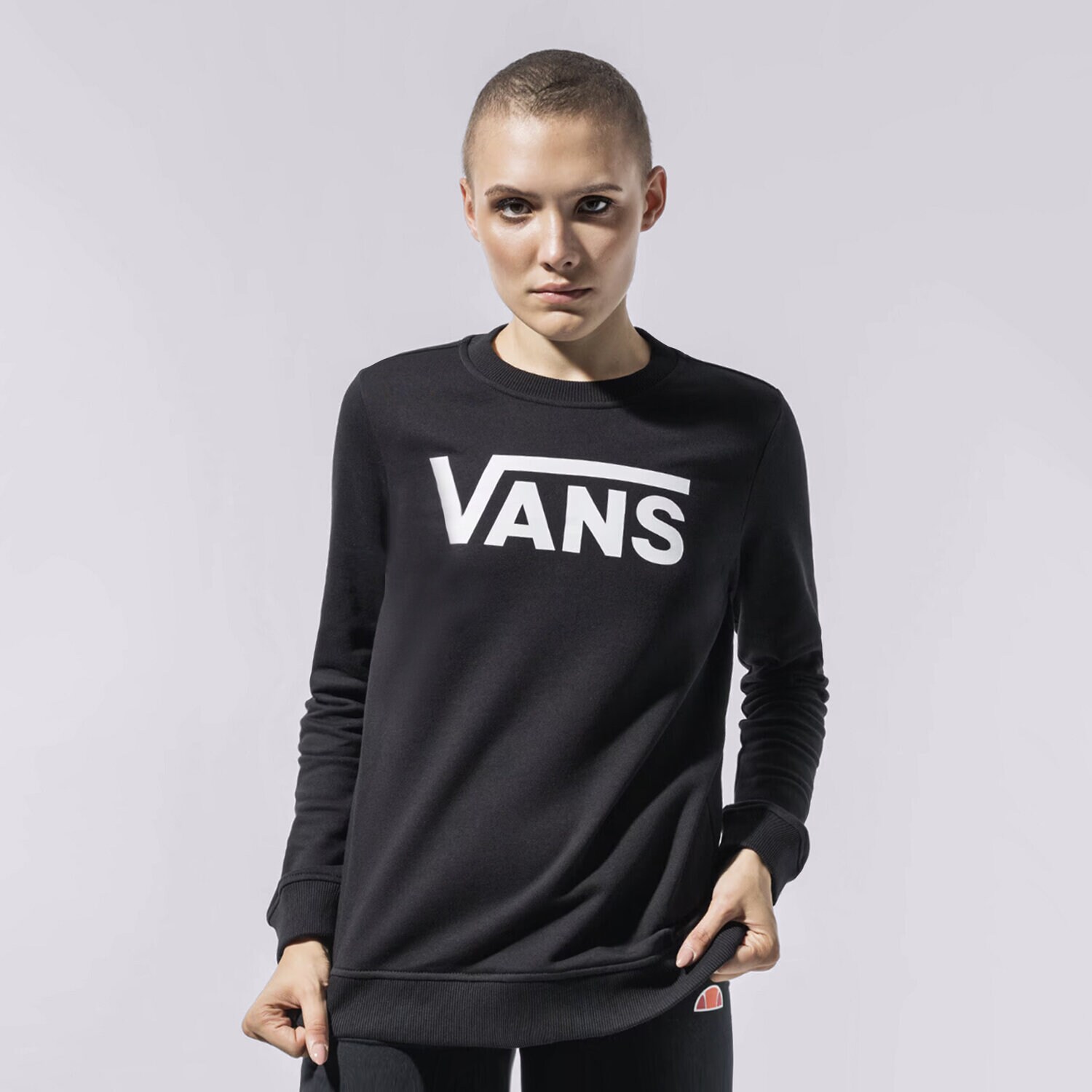 Femei bluză VANS BLUZĂ CLASSIC V CREW VN0A4S97BLK1 Negru