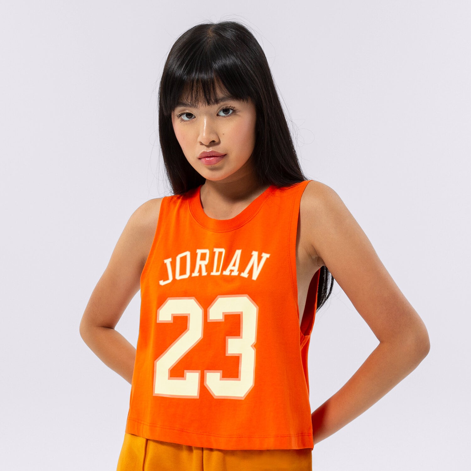 Femei tricou JORDAN TRICOU W J HERITAGE MAIOU CORE DO5023-817 Portocaliu