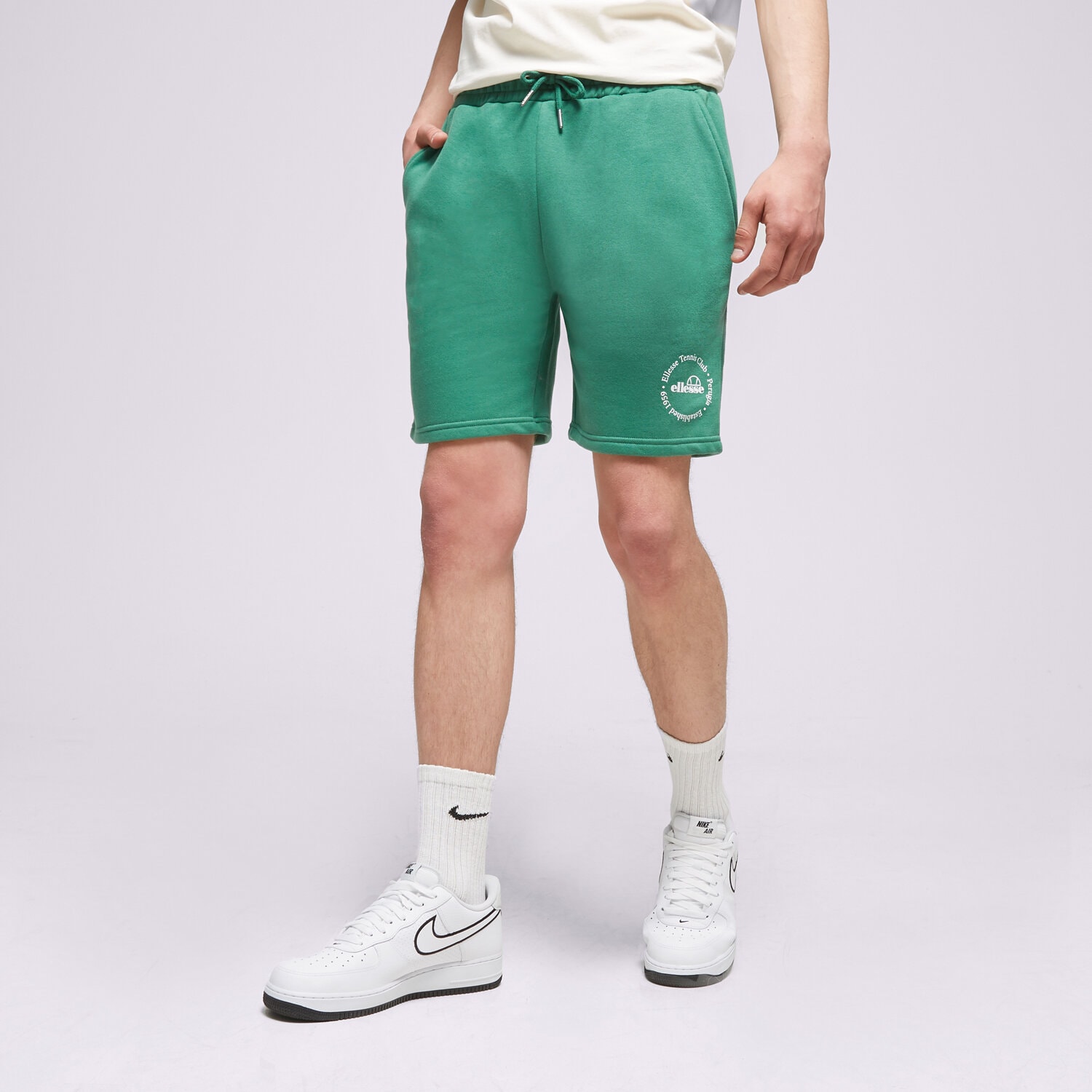 Femei pantaloni scurți ELLESSE PANTALONI SCURȚI FONTANSA SHORT GREEN SGR17620503 Verde