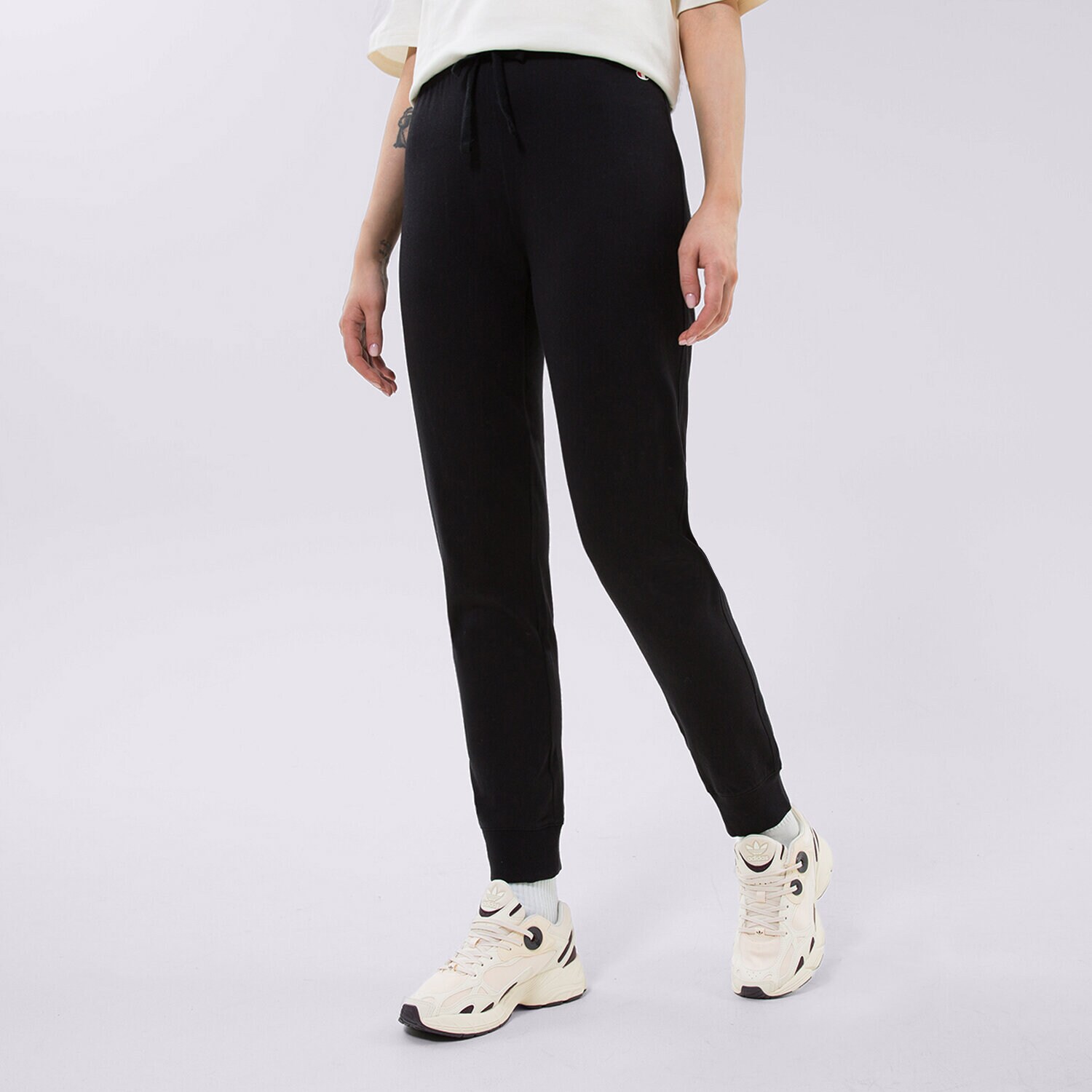 Femei pantaloni CHAMPION PANTALONI  RIB CUFF PANTS 114907KK001 Negru