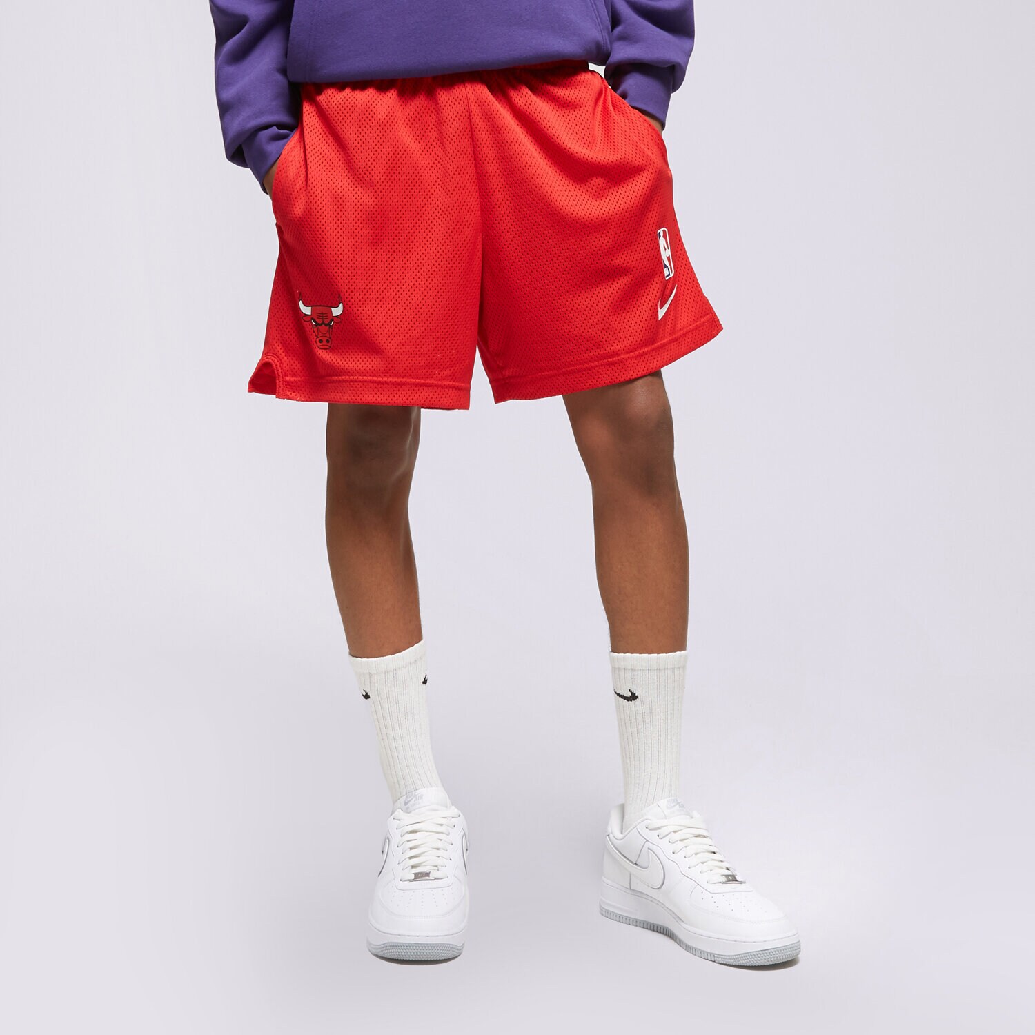 Femei pantaloni scurți NIKE PANTALONI SCURȚI CHI M NK PLAYER SHRT NBA DN8228-657 Roșu