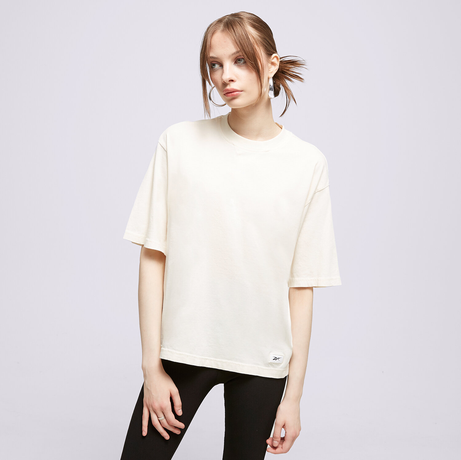 Femei tricou REEBOK TRICOU CL RBK ND BOXY TEE HH9704 Alb