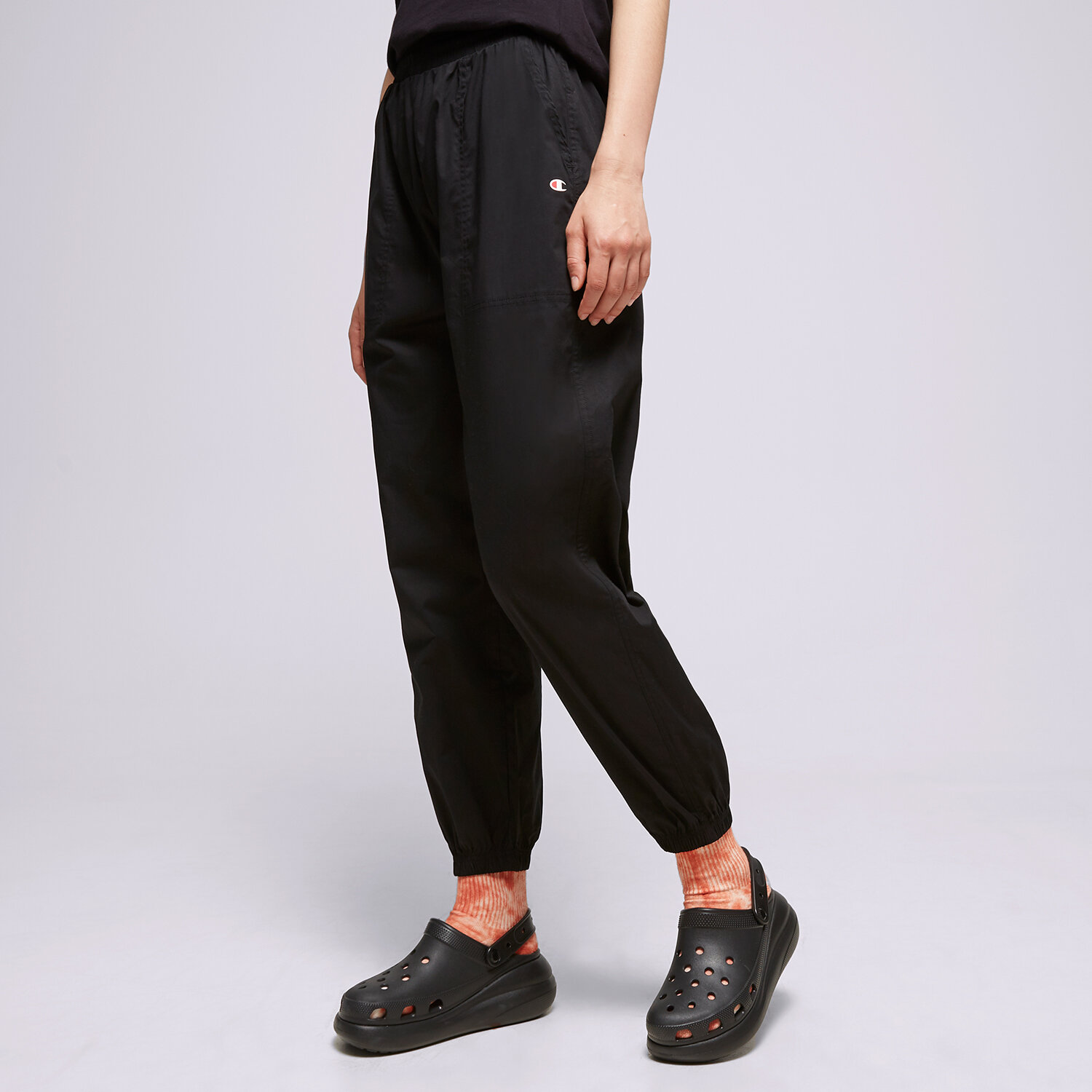 Femei pantaloni CHAMPION PANTALONI  ELASTIC CUFF PANTS 116102KK001 Negru