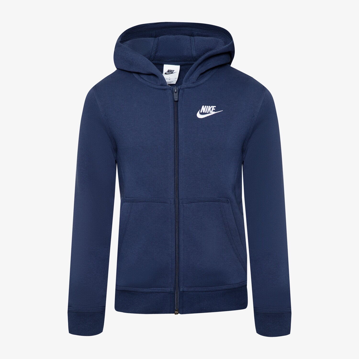 Copii bluză NIKE BLUZĂ CU GLUGĂ SPORTSWEAR CLUB BOY BV3699-410 Bleumarin