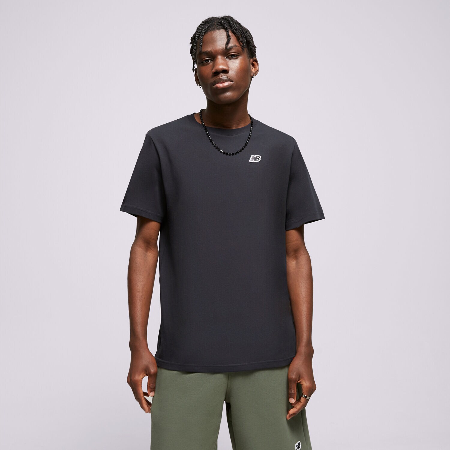 Bărbați tricou NEW BALANCE TRICOU SMALL PACK TEE MT23600BK Negru