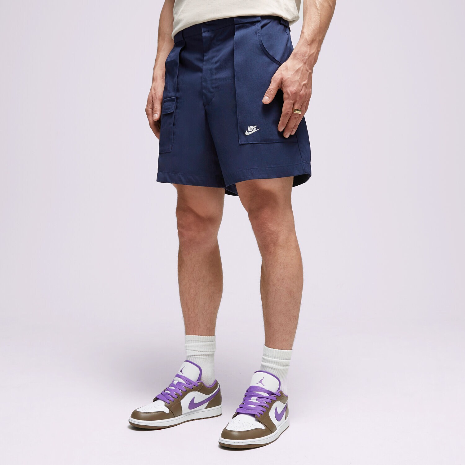 Femei pantaloni scurți NIKE PANTALONI SCURȚI DA0368 DA0368-410 Bleumarin