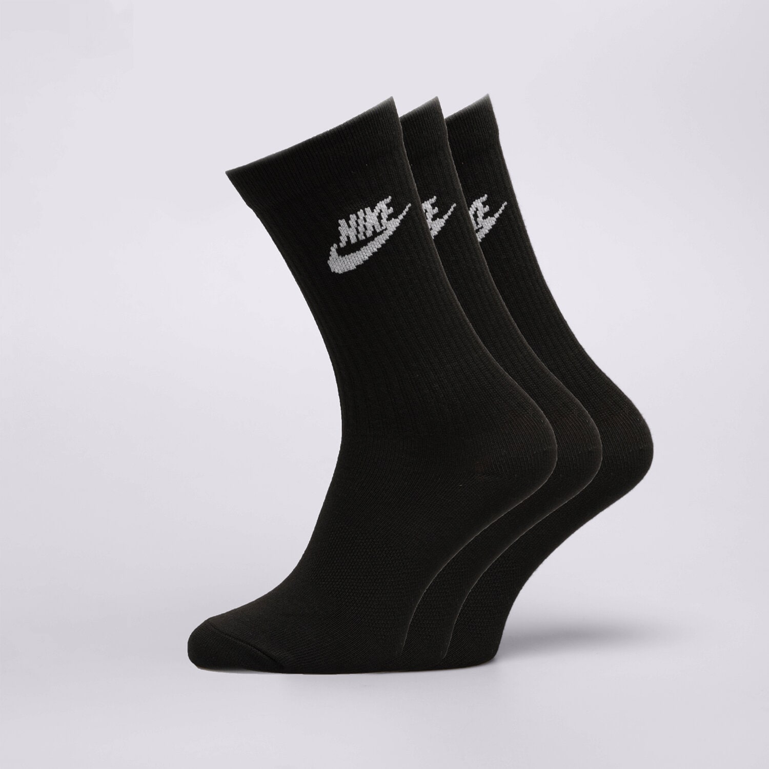 Femei șosete NIKE 3-PACK EVERYDAY ESSENTIAL SOCKS  DX5025-010 Negru