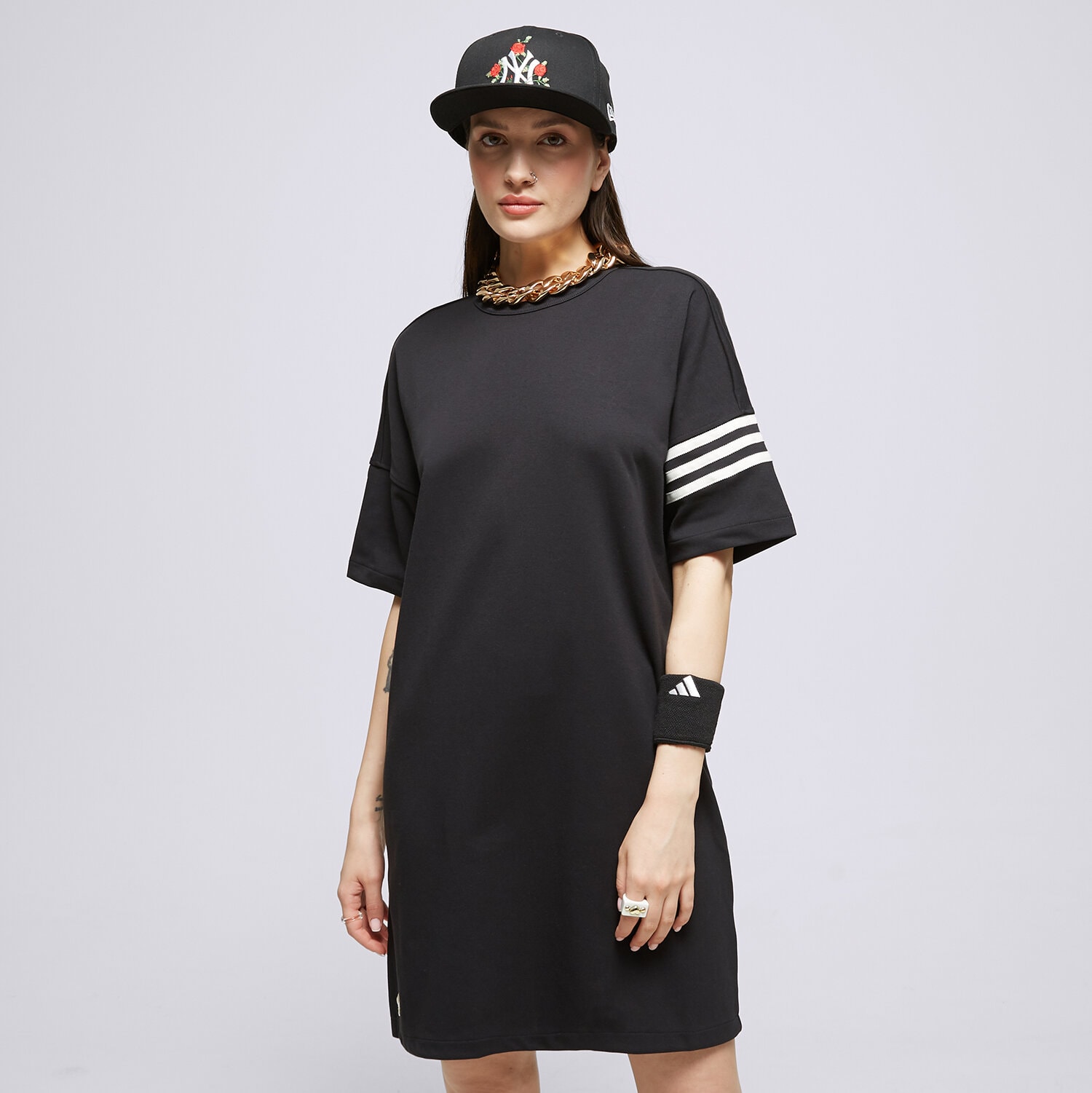 Femei rochii și fuste ADIDAS TRENINGS TEE TRENINGS IB7309 Negru