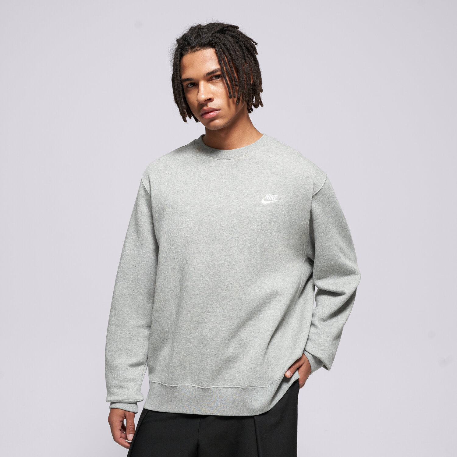 Bărbați bluză NIKE BLUZĂ SPORTSWEAR CLUB FLEECE BV2662-063 Gri