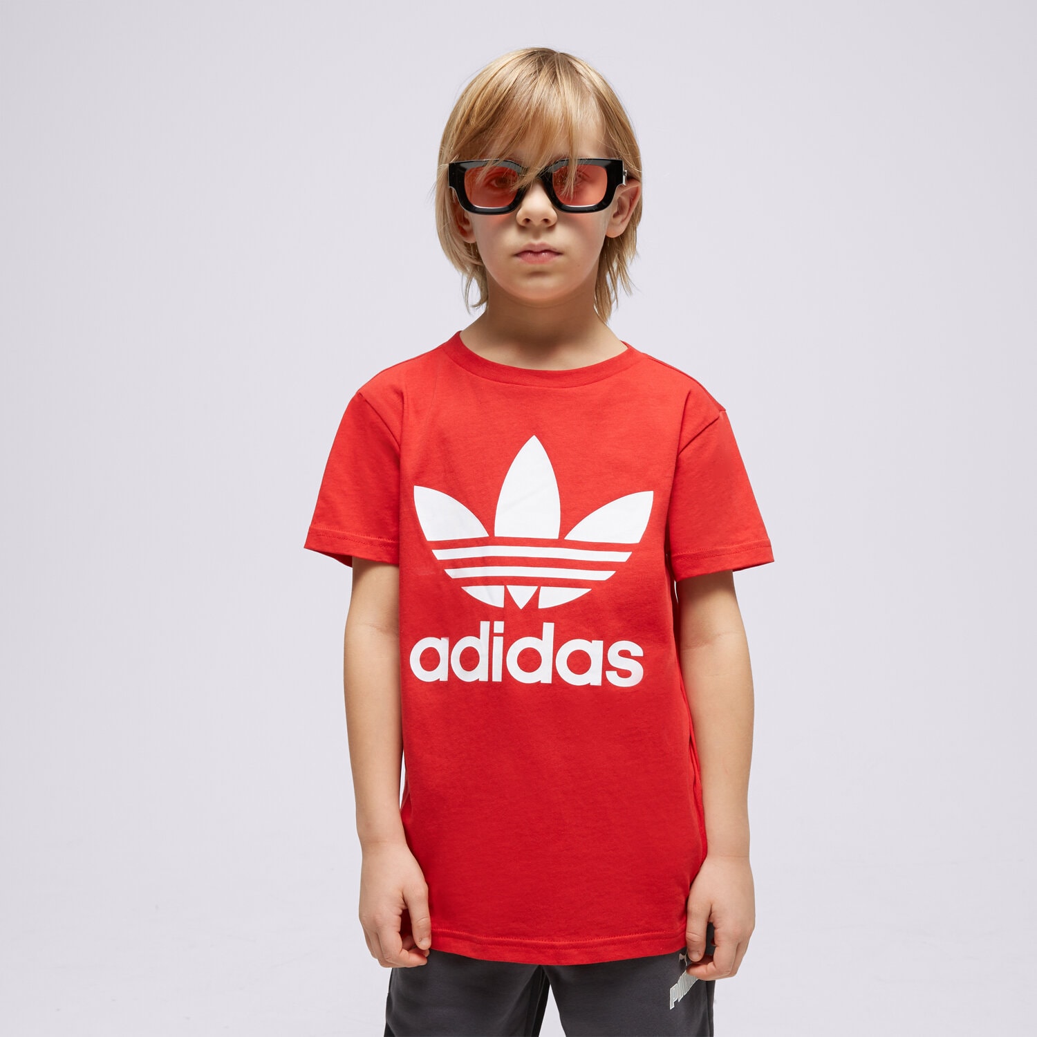 Copii tricou ADIDAS TRICOU TREFOIL TEE BOY IB9929 Gri